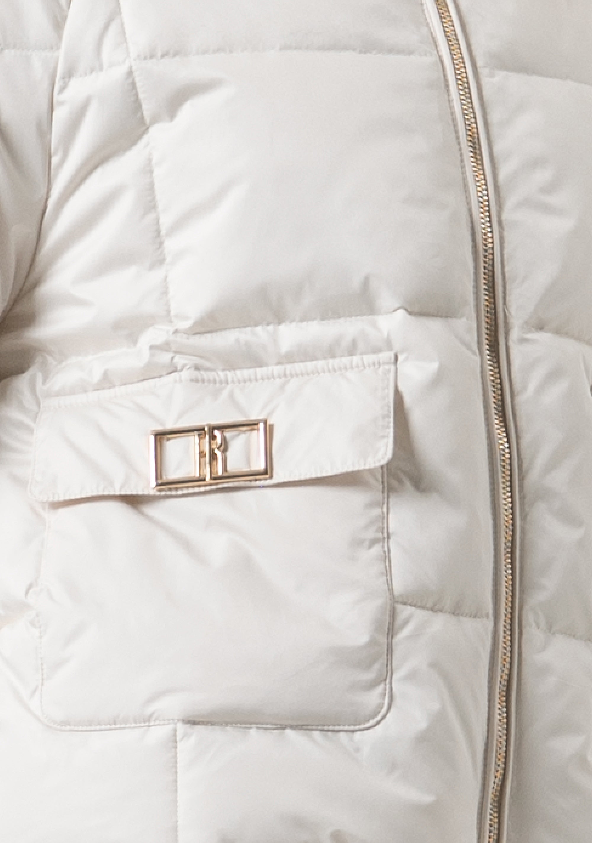 Piumino over con zip centrale per apertura FR25WC3005O42301-108 Fracomina
