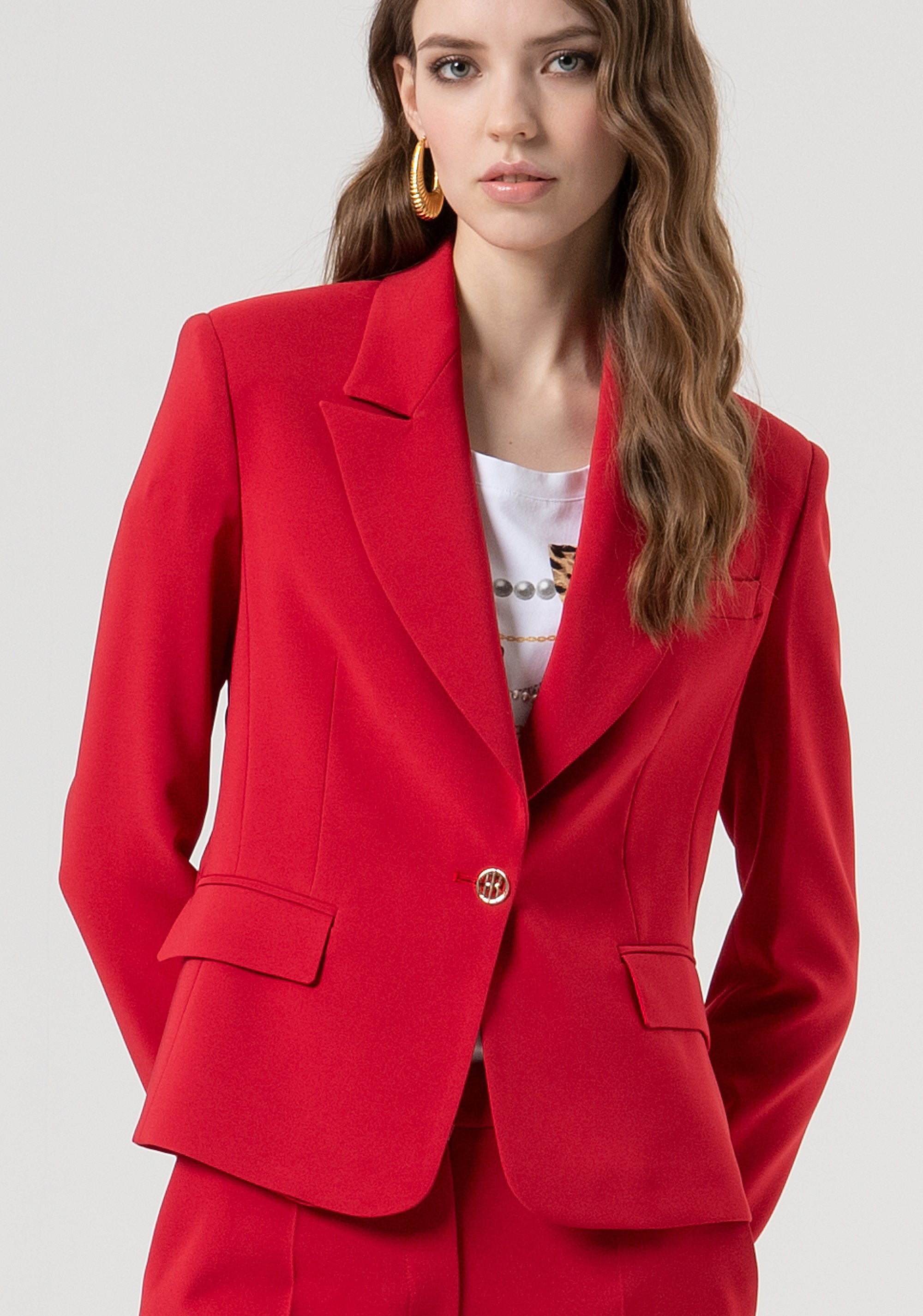 Blazer regular monopetto FR25WJ1001W42901-T51 Fracomina