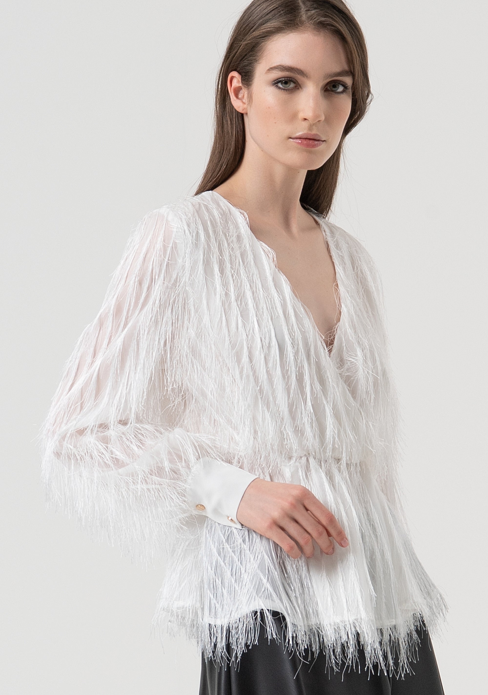 Blusa regular in fil coupè FR25WT1019W63001-278 Fracomina