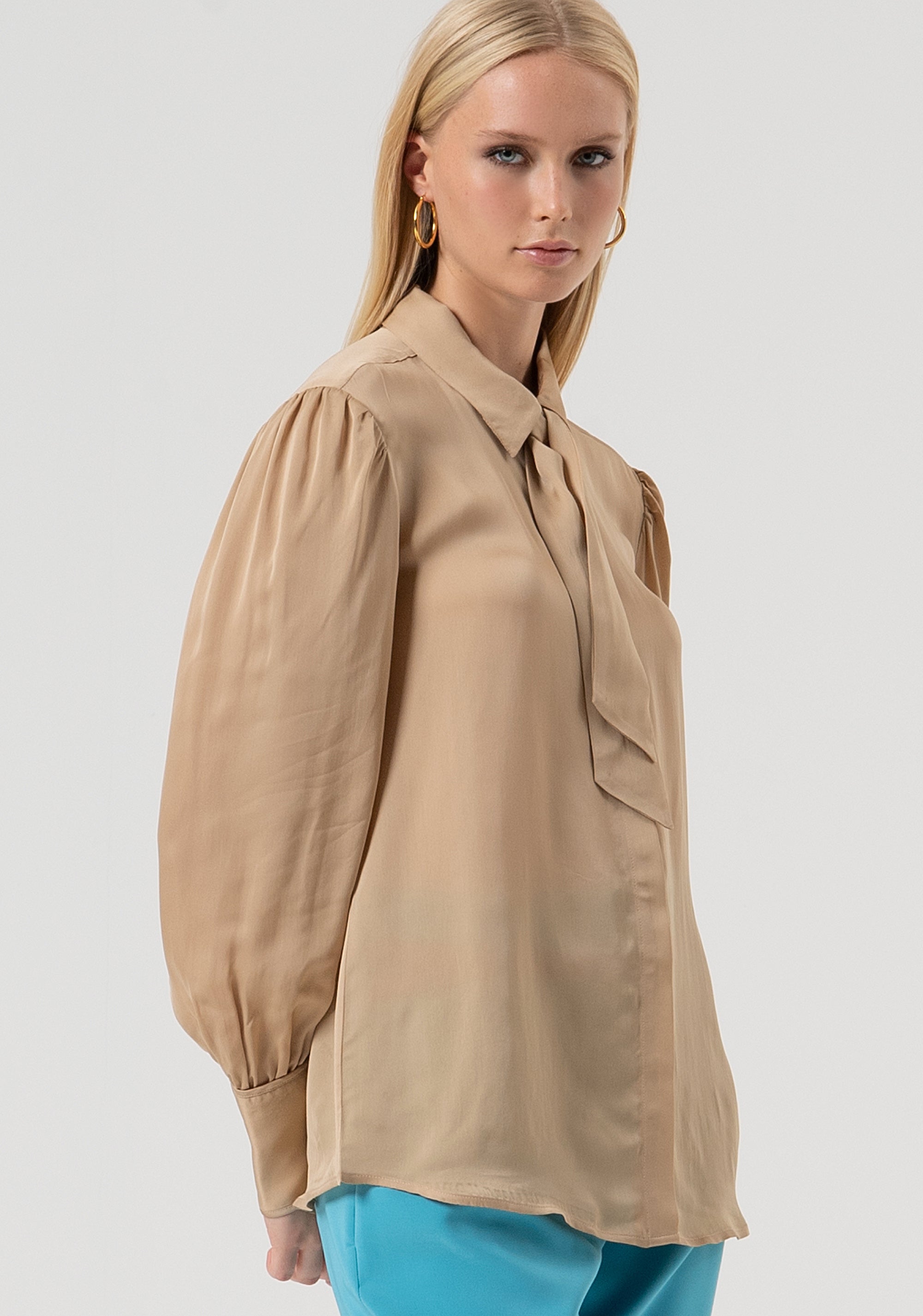 Camicia regular con seta FR25WT6019W80701-L20 Fracomina