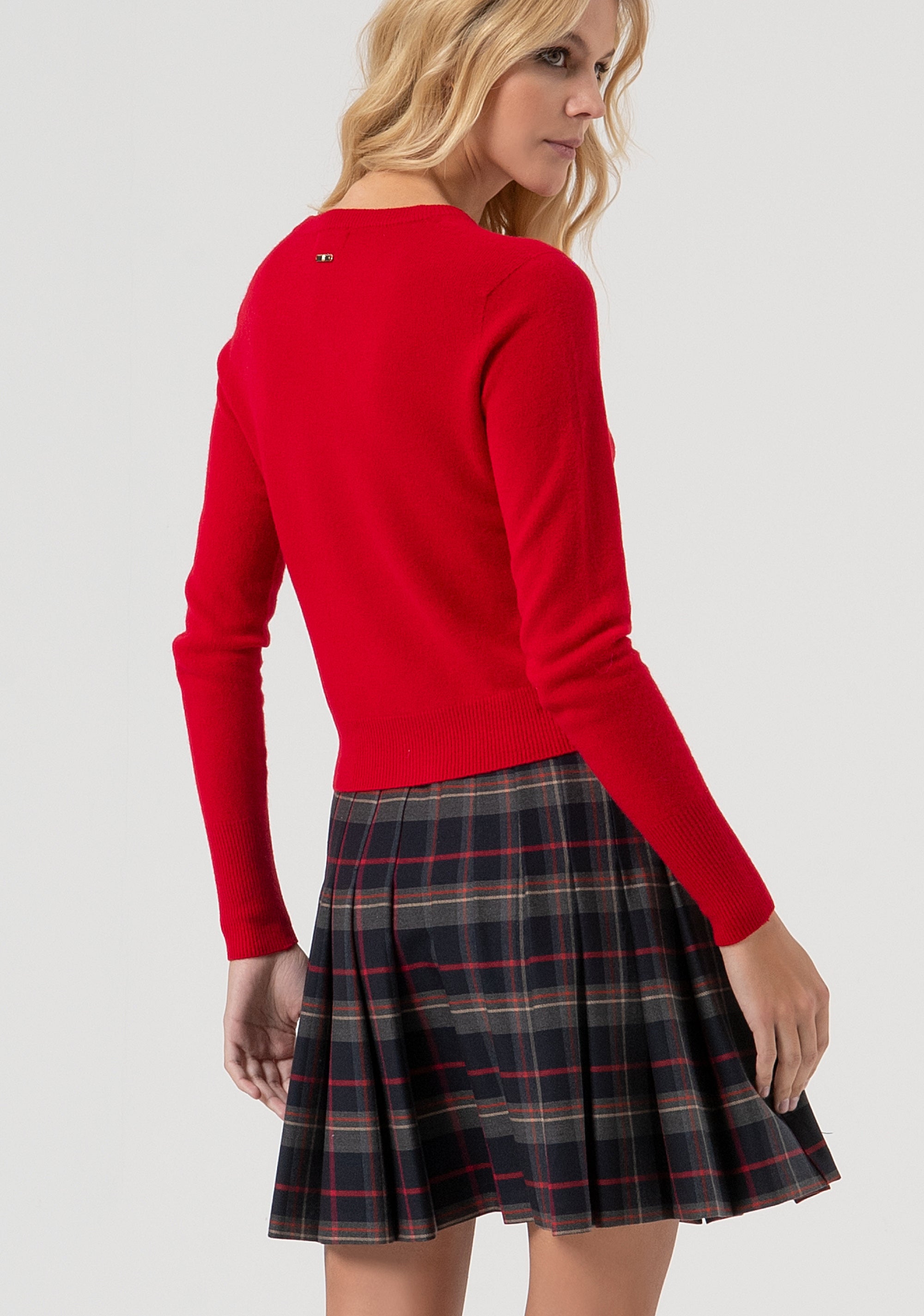 Cardigan slim in lana FR25WT8004K47301-T51 Fracomina
