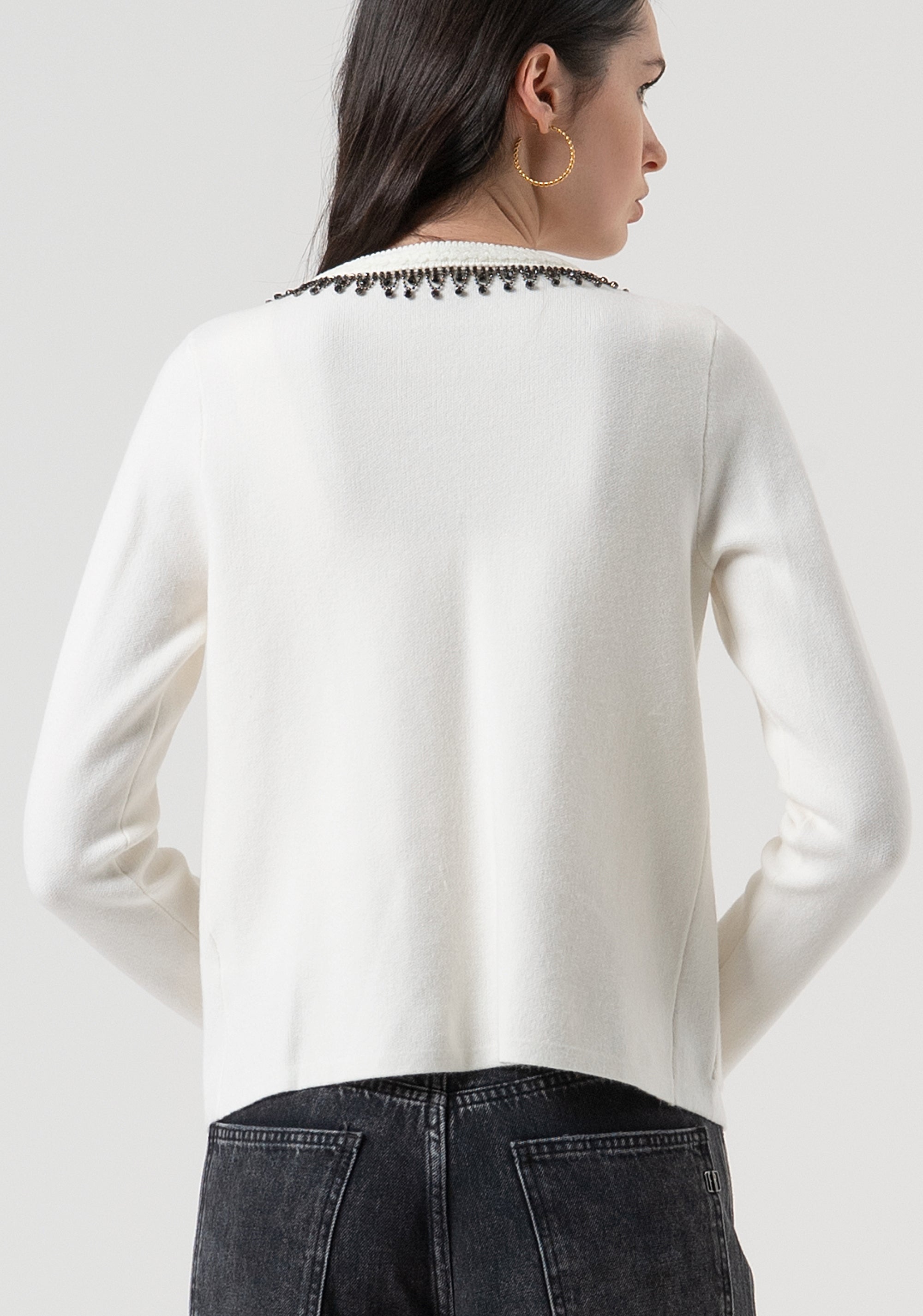 Cardigan regular aperto FR25WT8009K50401-108 Fracomina
