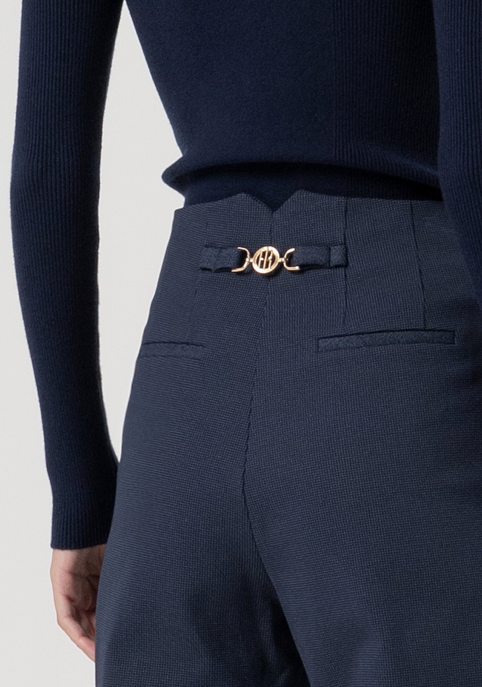Pantalone slim a quadretti FR25WV1009W72701-117 Fracomina
