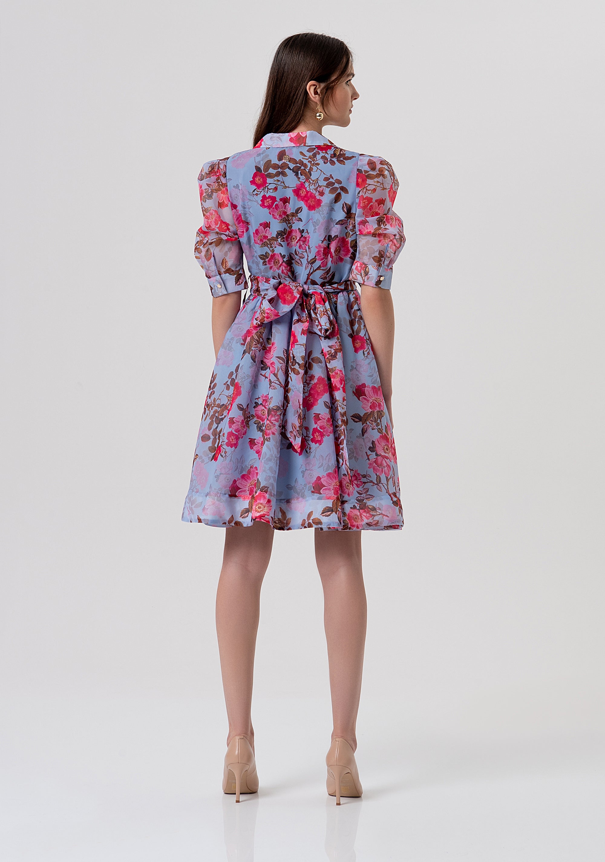 Abito regular mini in fantasia floreale FR26SD1032W775R8-M27 Fracomina