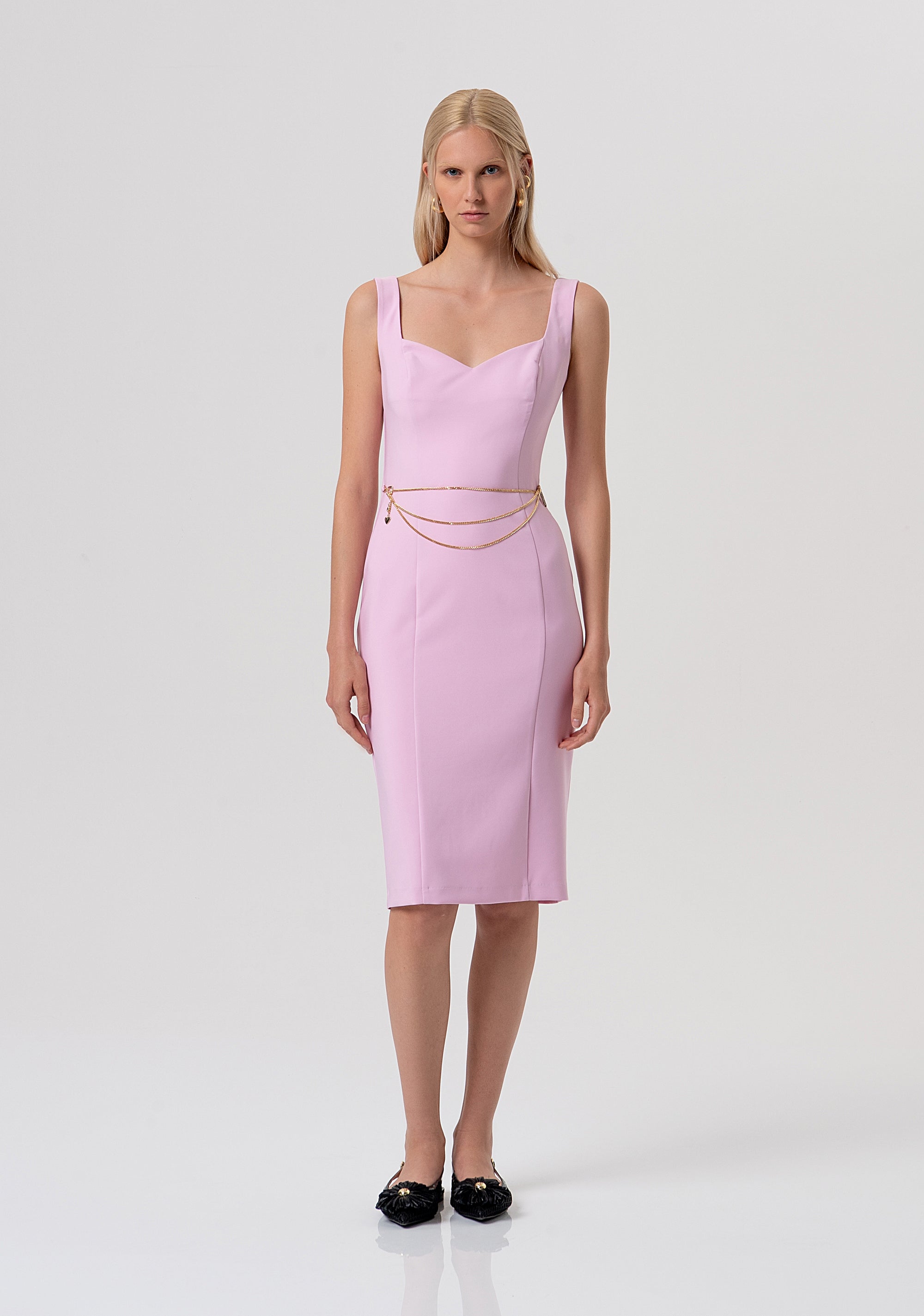 Abito senza maniche a tubino midi FR26SD2017W42901-226 Fracomina