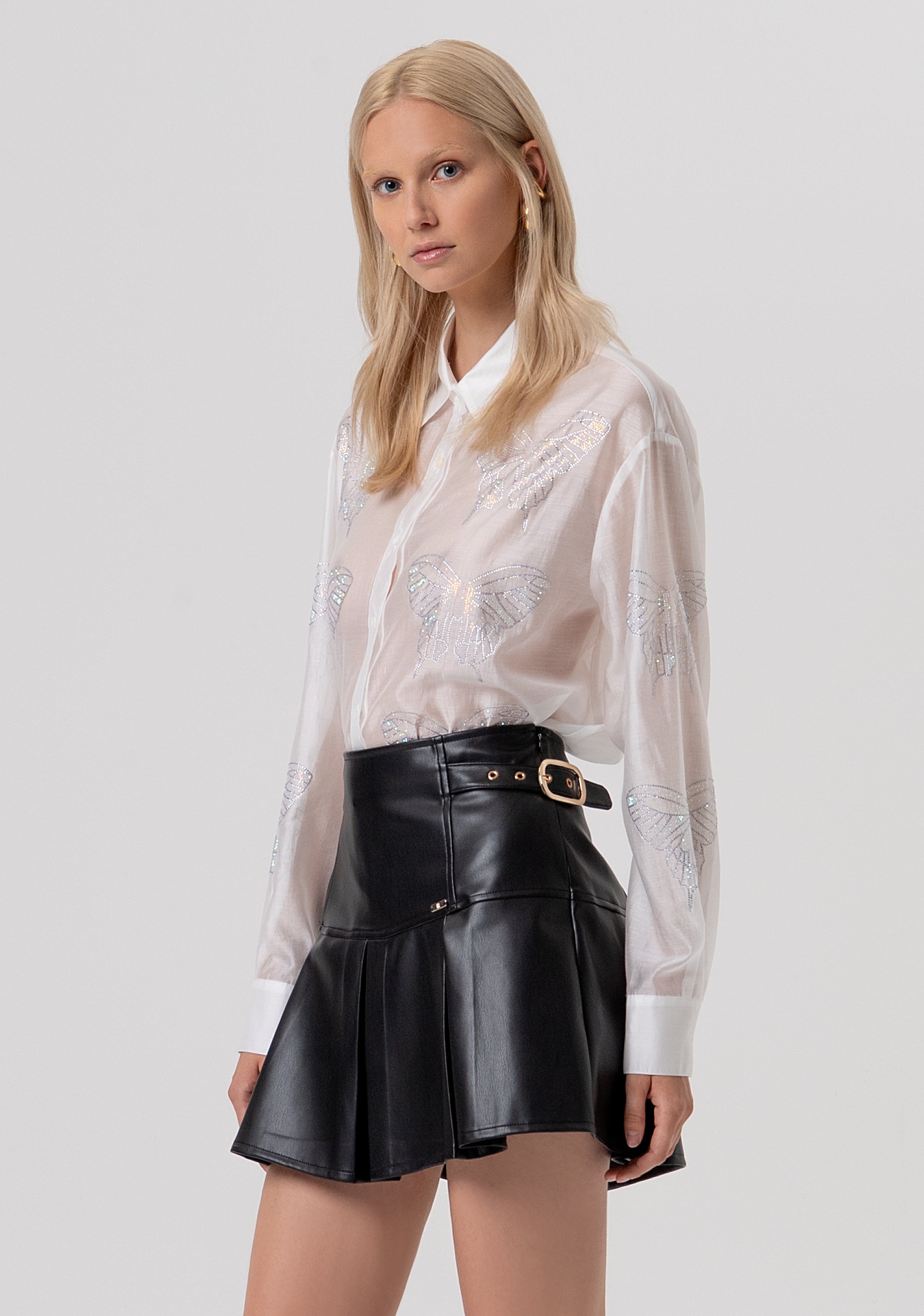 Gonna flare mini FR26SG1006P41101-053 Fracomina