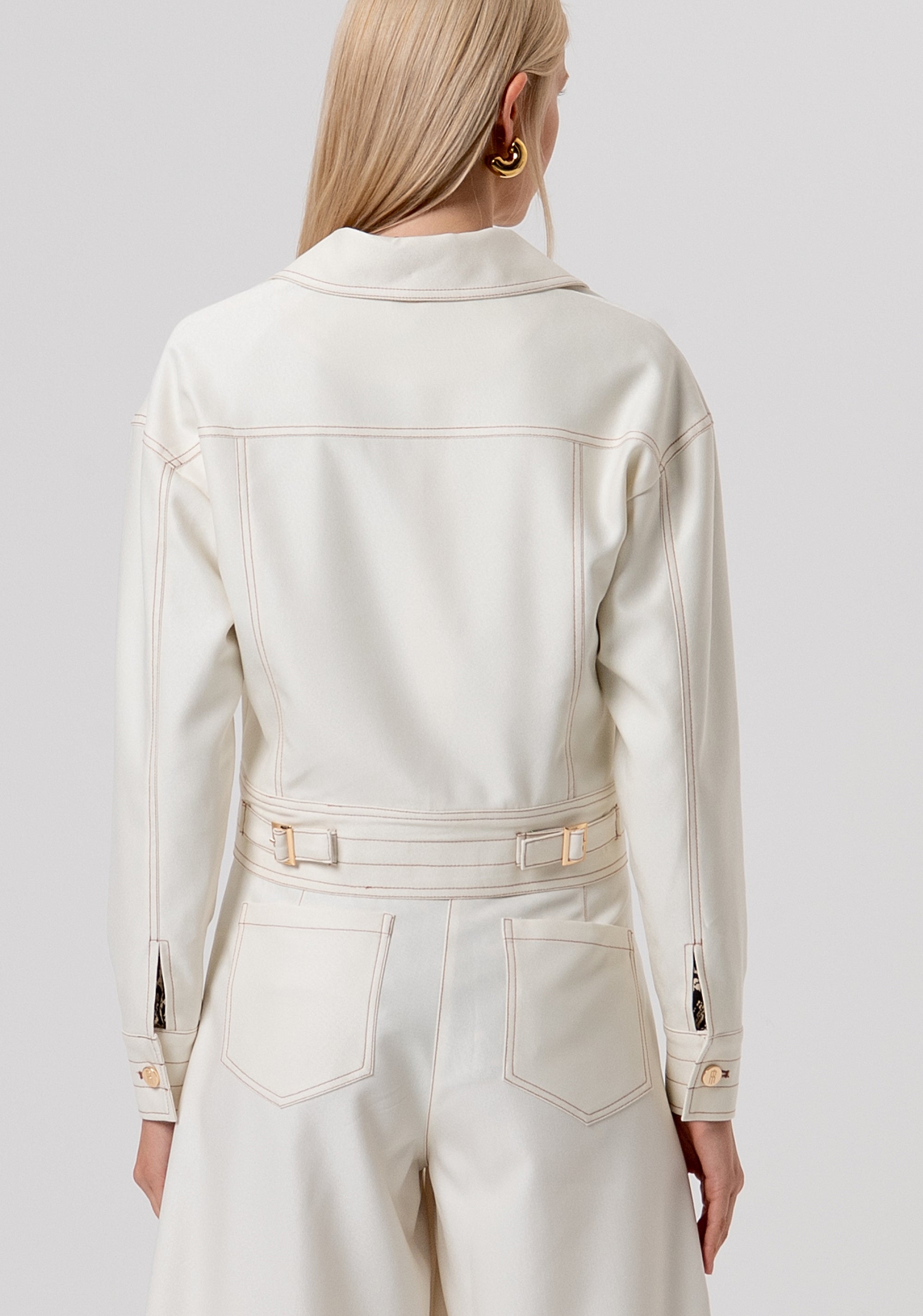 Giacca regular con tasche sul petto FR26SJ1002W49101-108 Fracomina