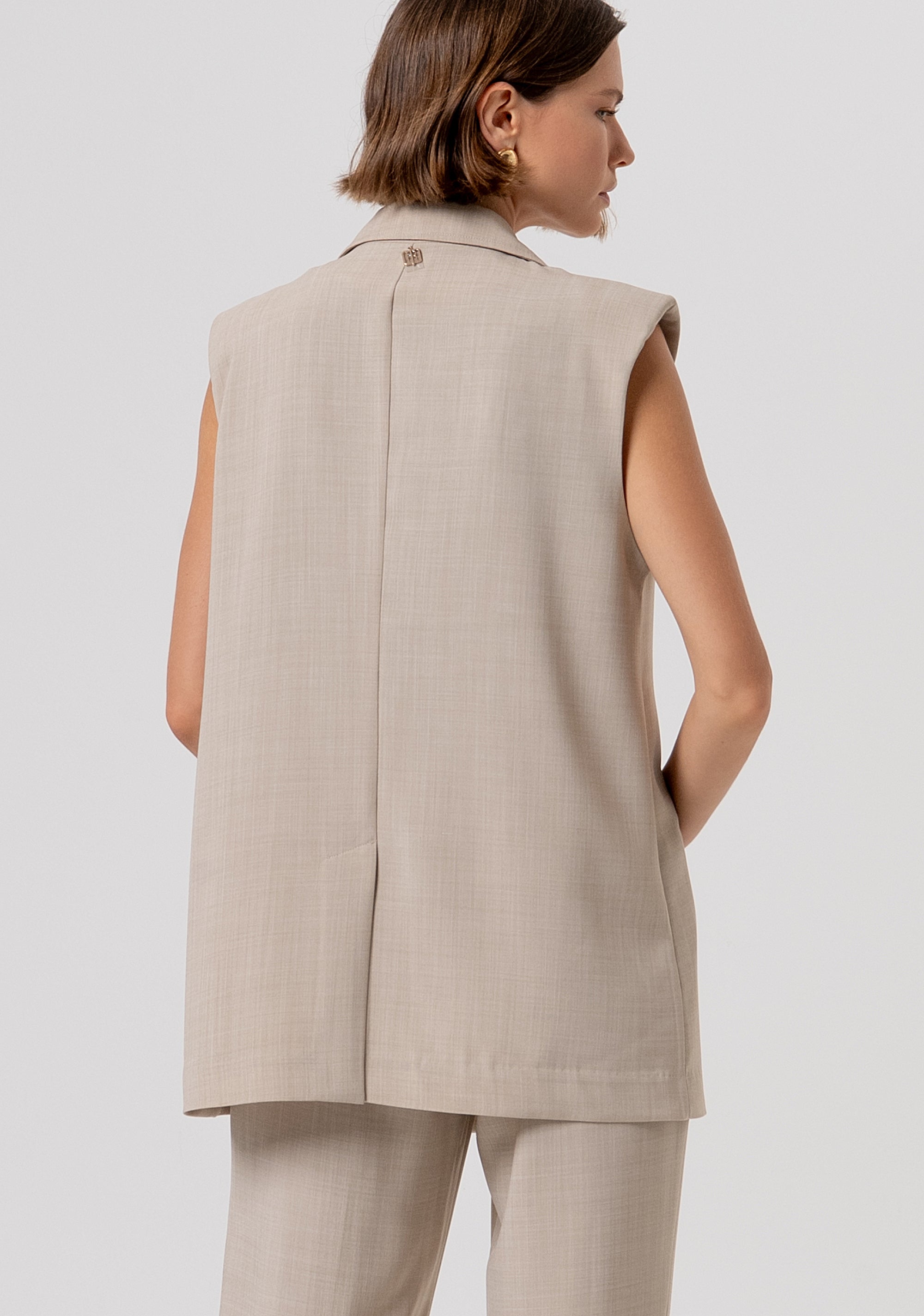 Gilet over modello blazer monopetto FR26SJ5003W76301-569 Fracomina