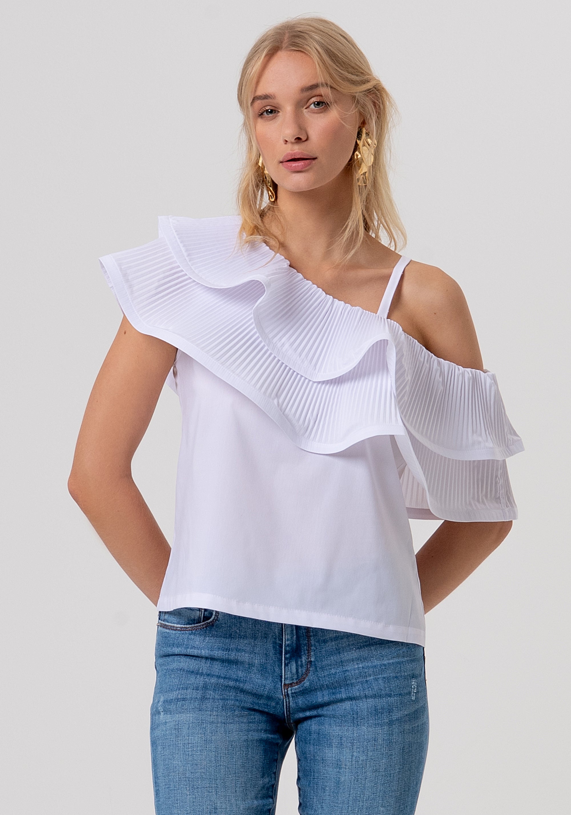 Top regular monospalla FR26ST2004W697F9-278 Fracomina