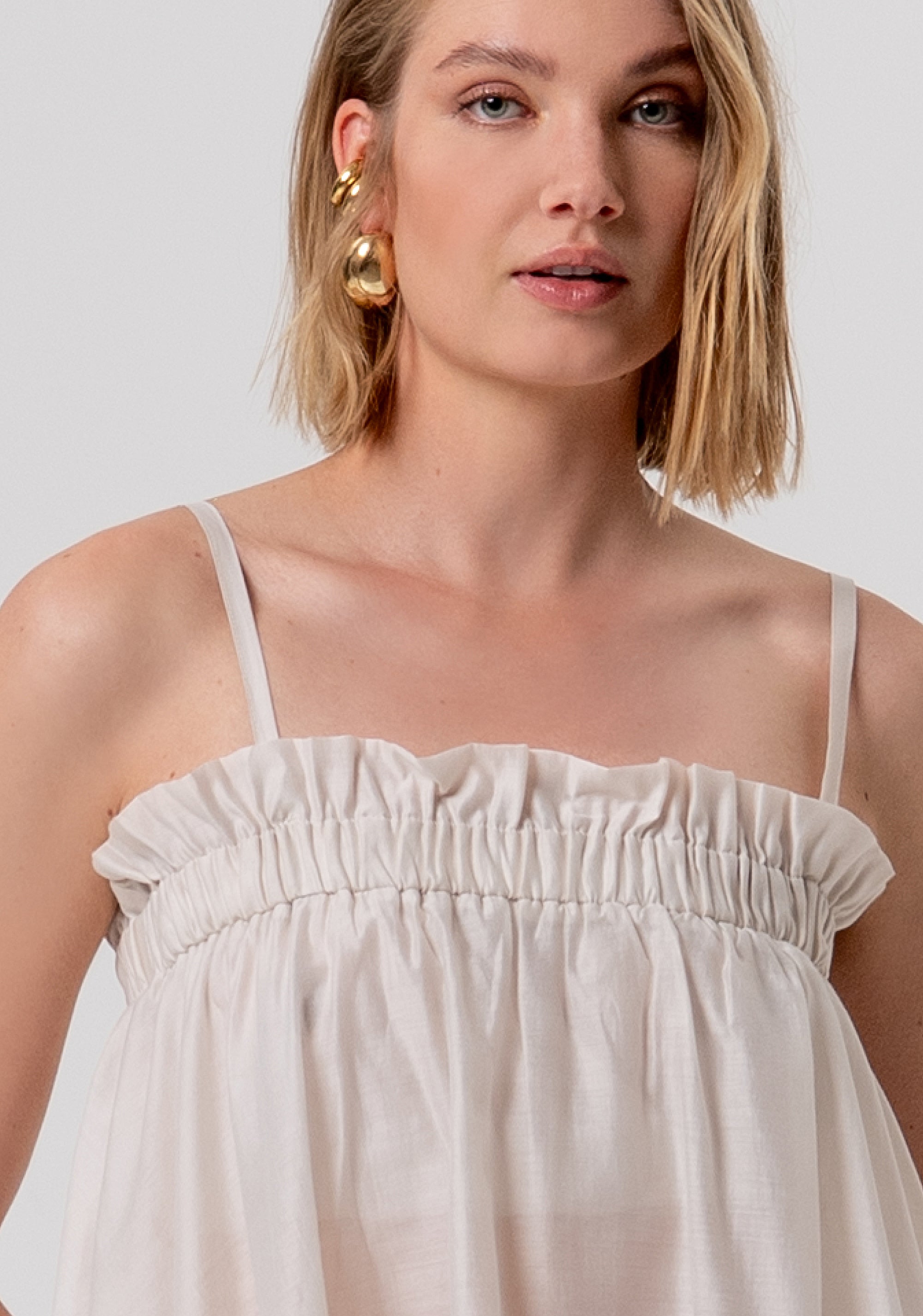 Top linea ad A in tencel FR26ST2007W83401-251 Fracomina