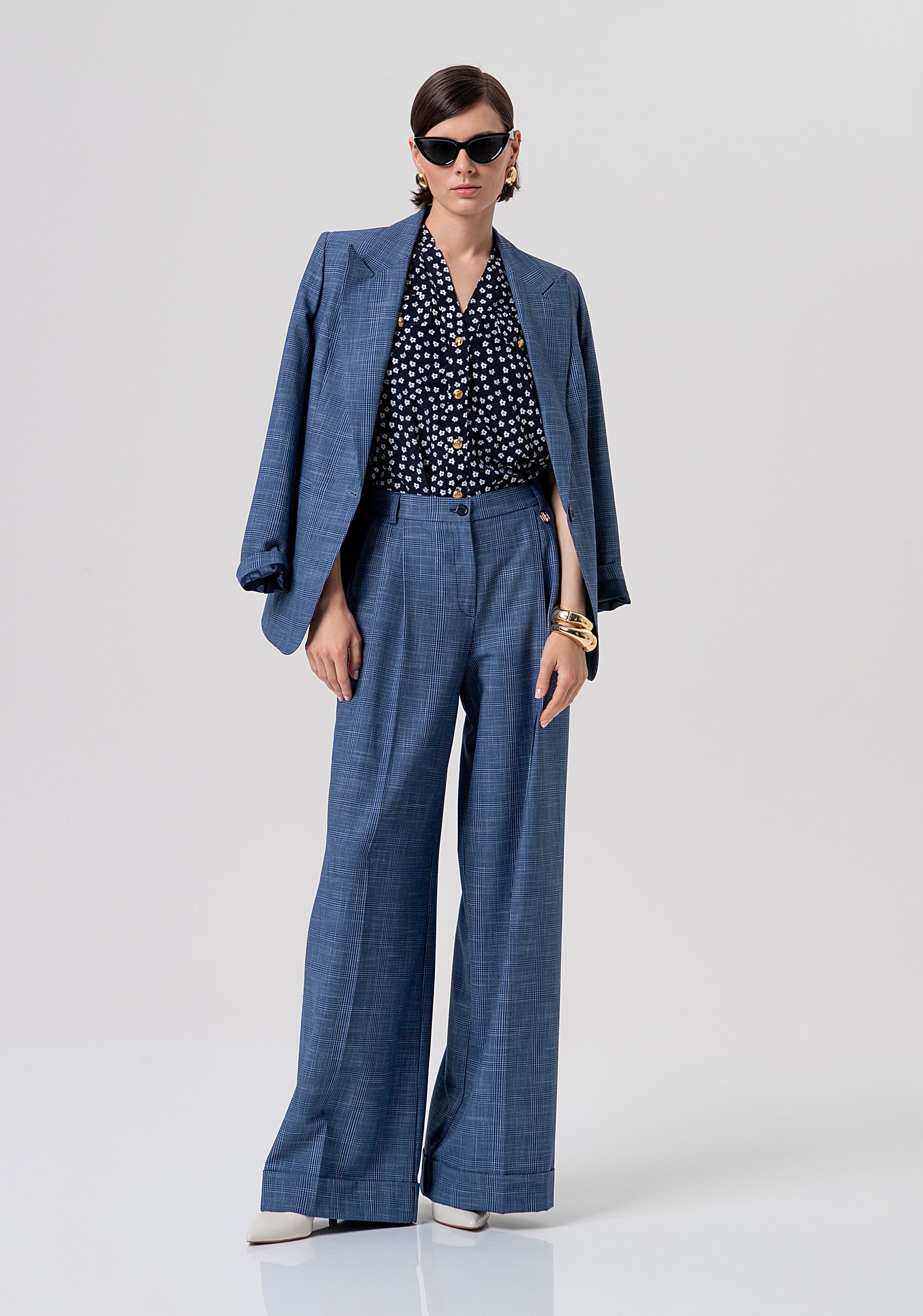 Blusa senza maniche in fantasia floreale FR26ST2025W411T8-270 Fracomina