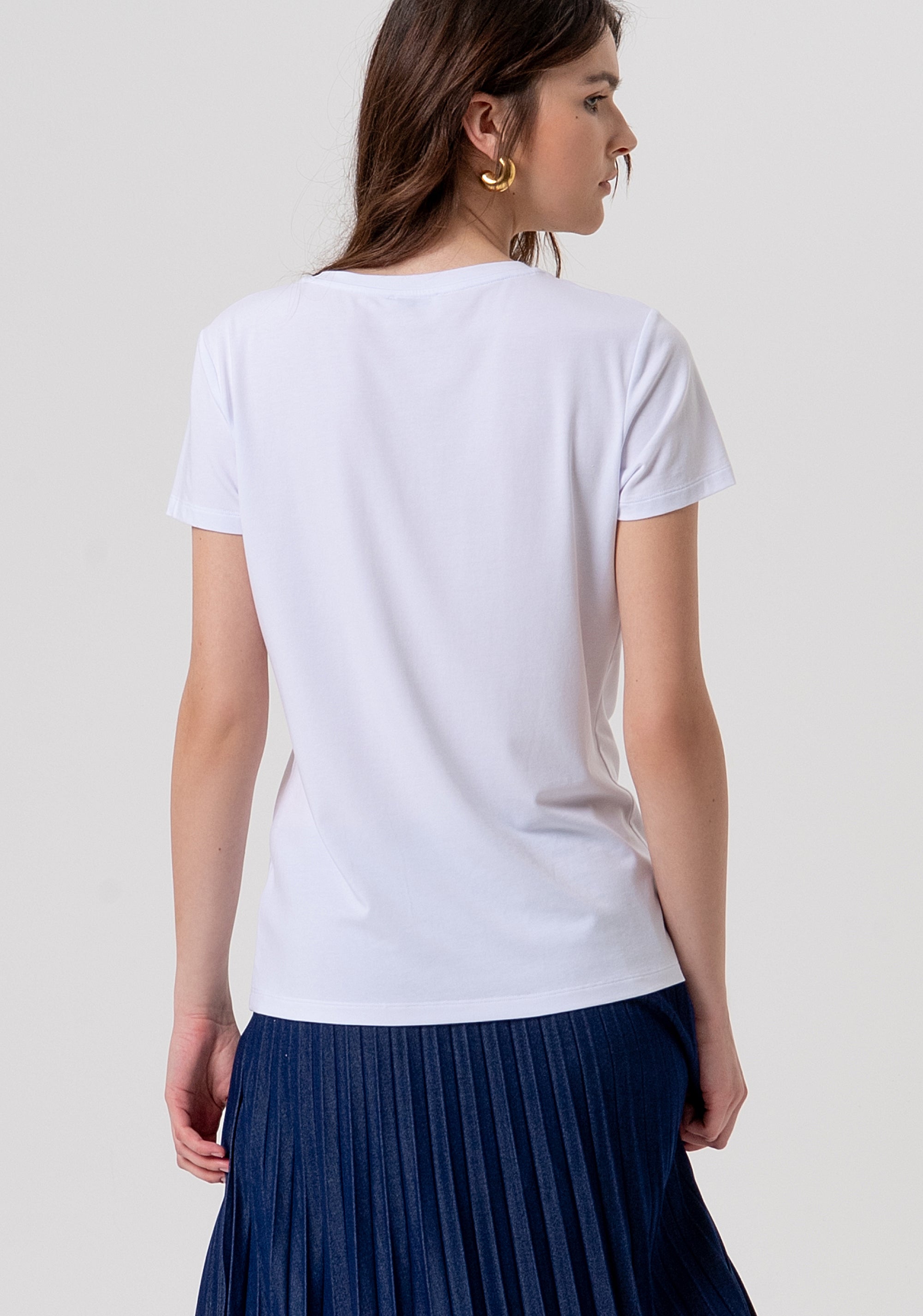 T-shirt regular in jersey FR26ST3004J418G1-278 Fracomina