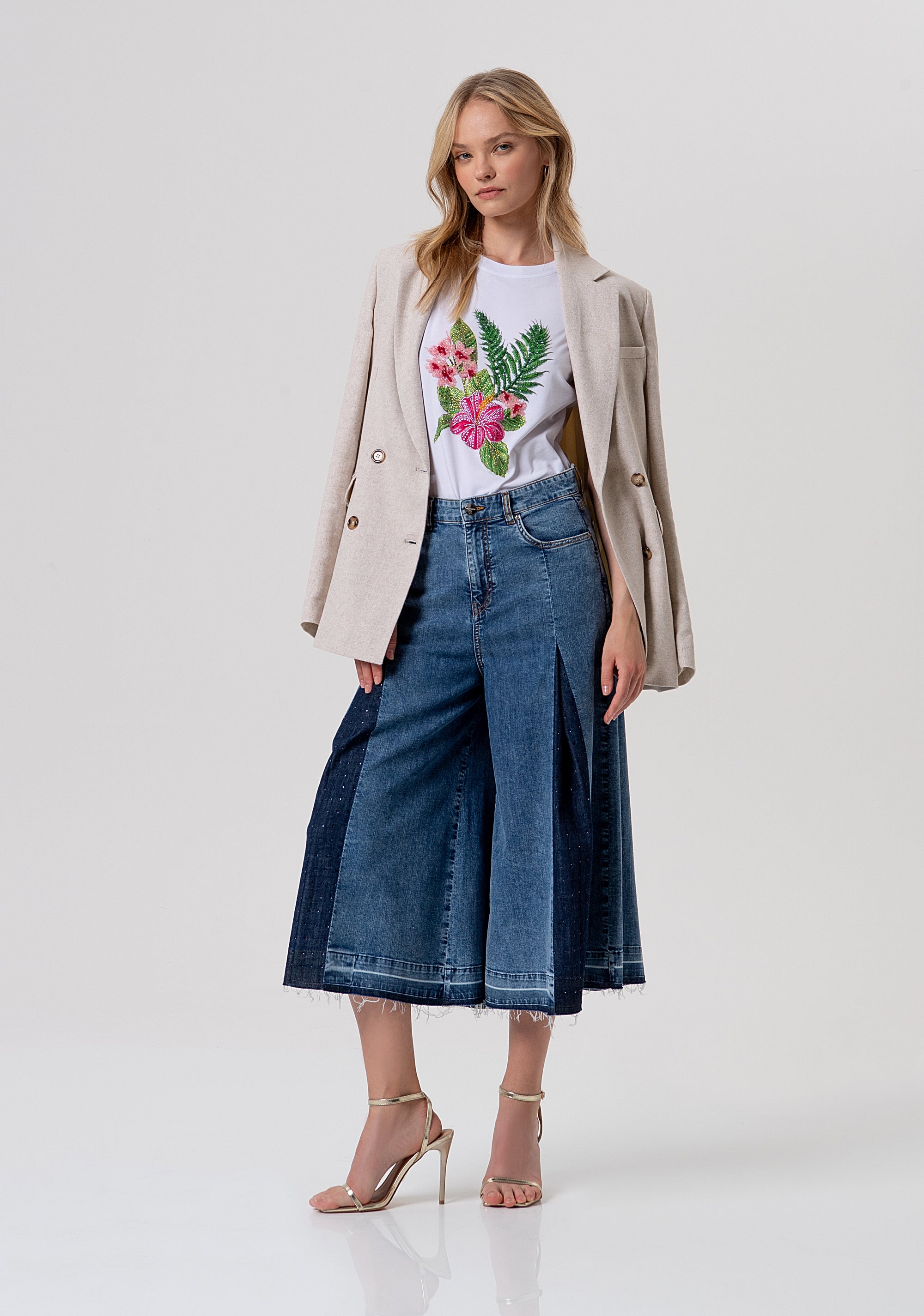 T-shirt regular in jersey FR26ST3010J41801-278 Fracomina