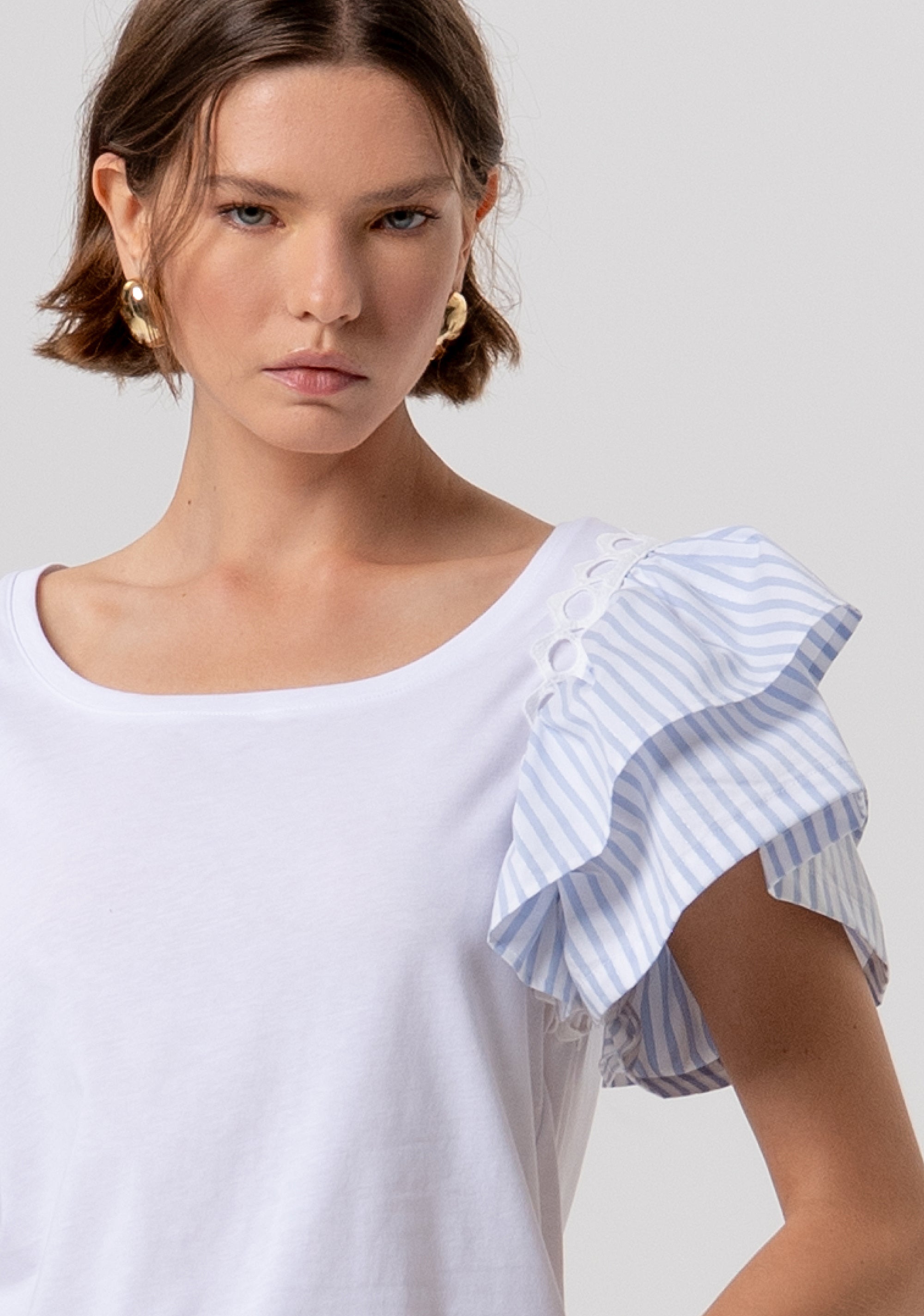 T-shirt regular in jersey FR26ST3036J40001-I24 Fracomina