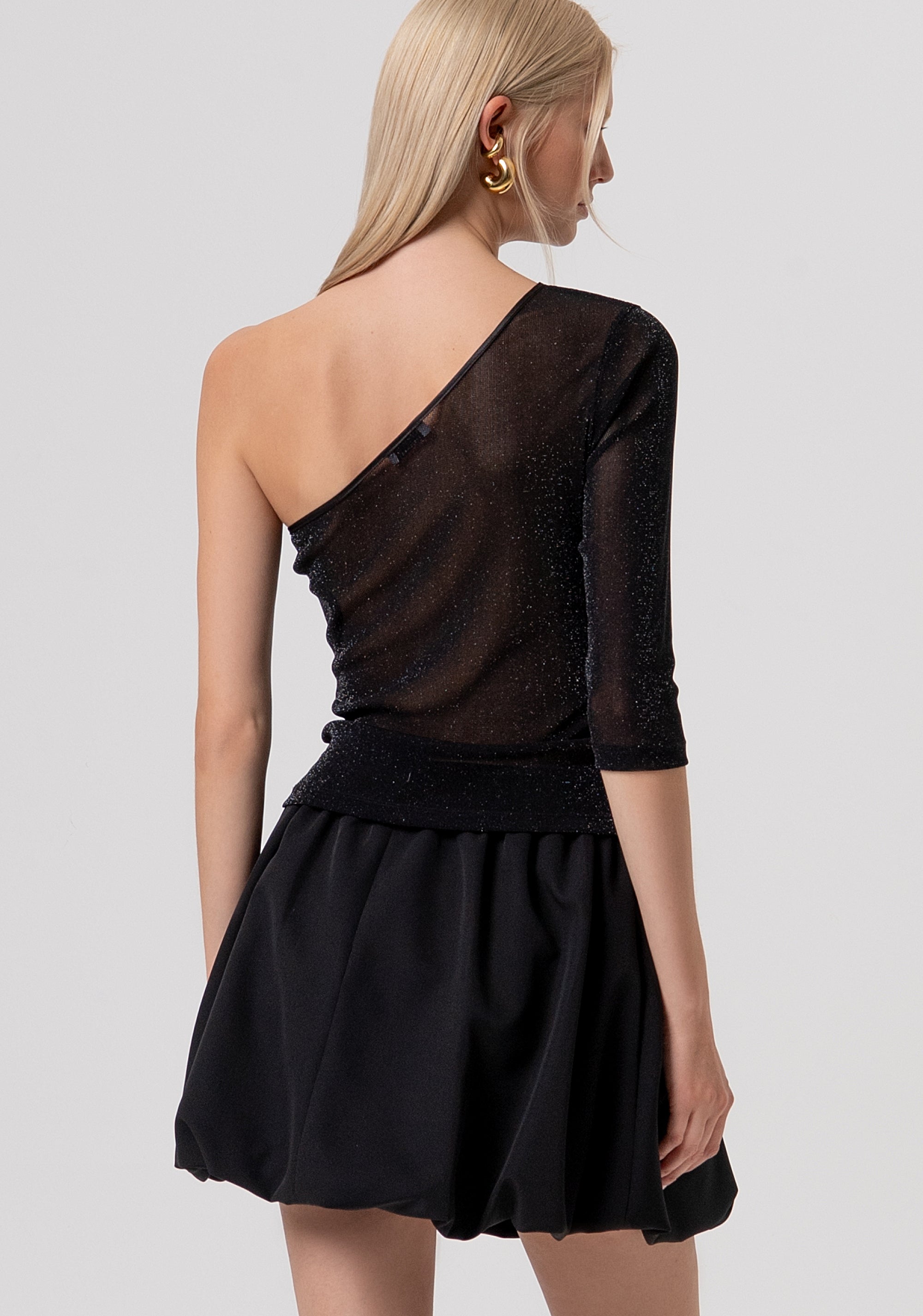 Top monospalla con lurex FR26ST3043J48101-I83 Fracomina