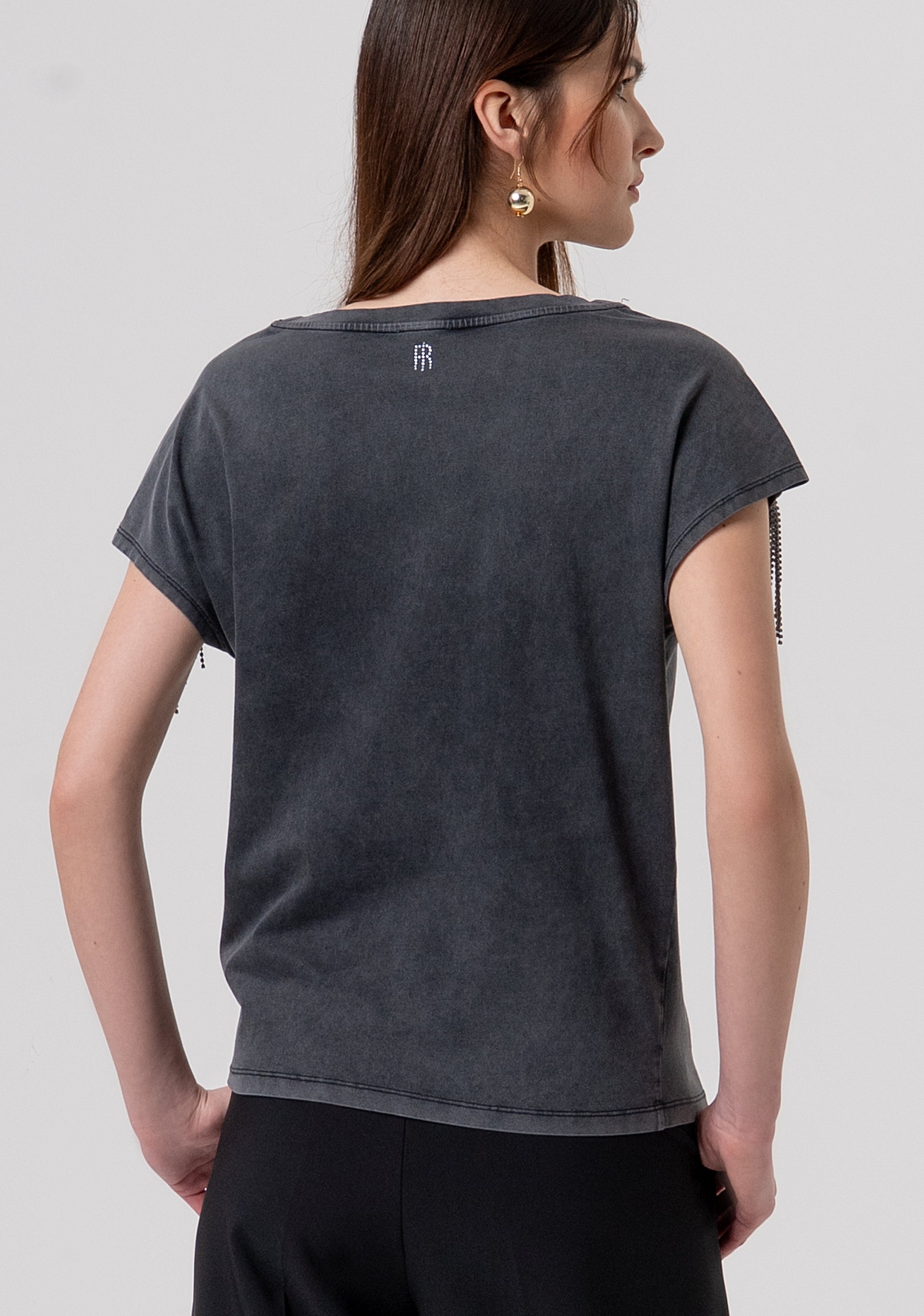 T-shirt regular in jersey di cotone FR26ST3045J40001-M30 Fracomina