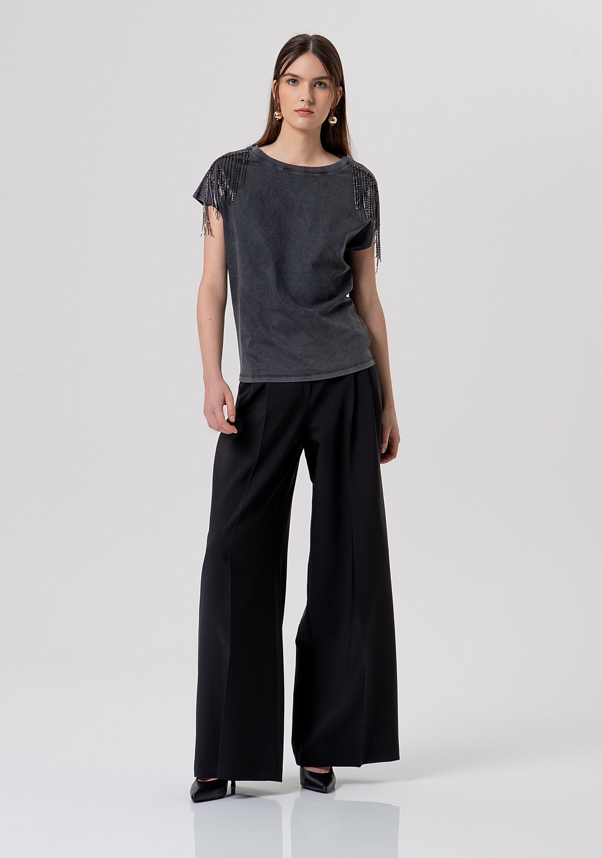 T-shirt regular in jersey di cotone FR26ST3045J40001-M30 Fracomina