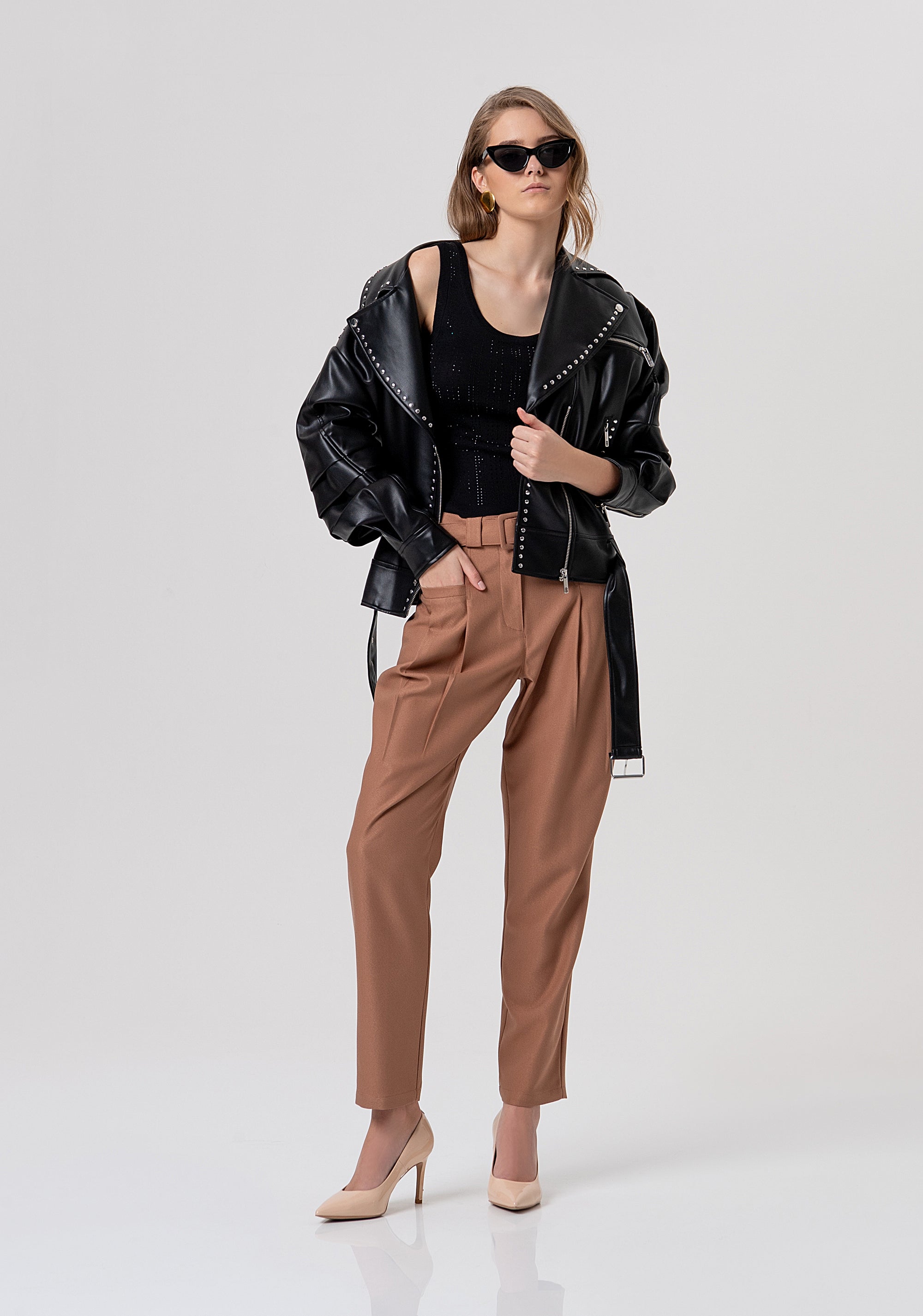 Top slim senza maniche in maglia FR26ST4005K524R9-053 Fracomina