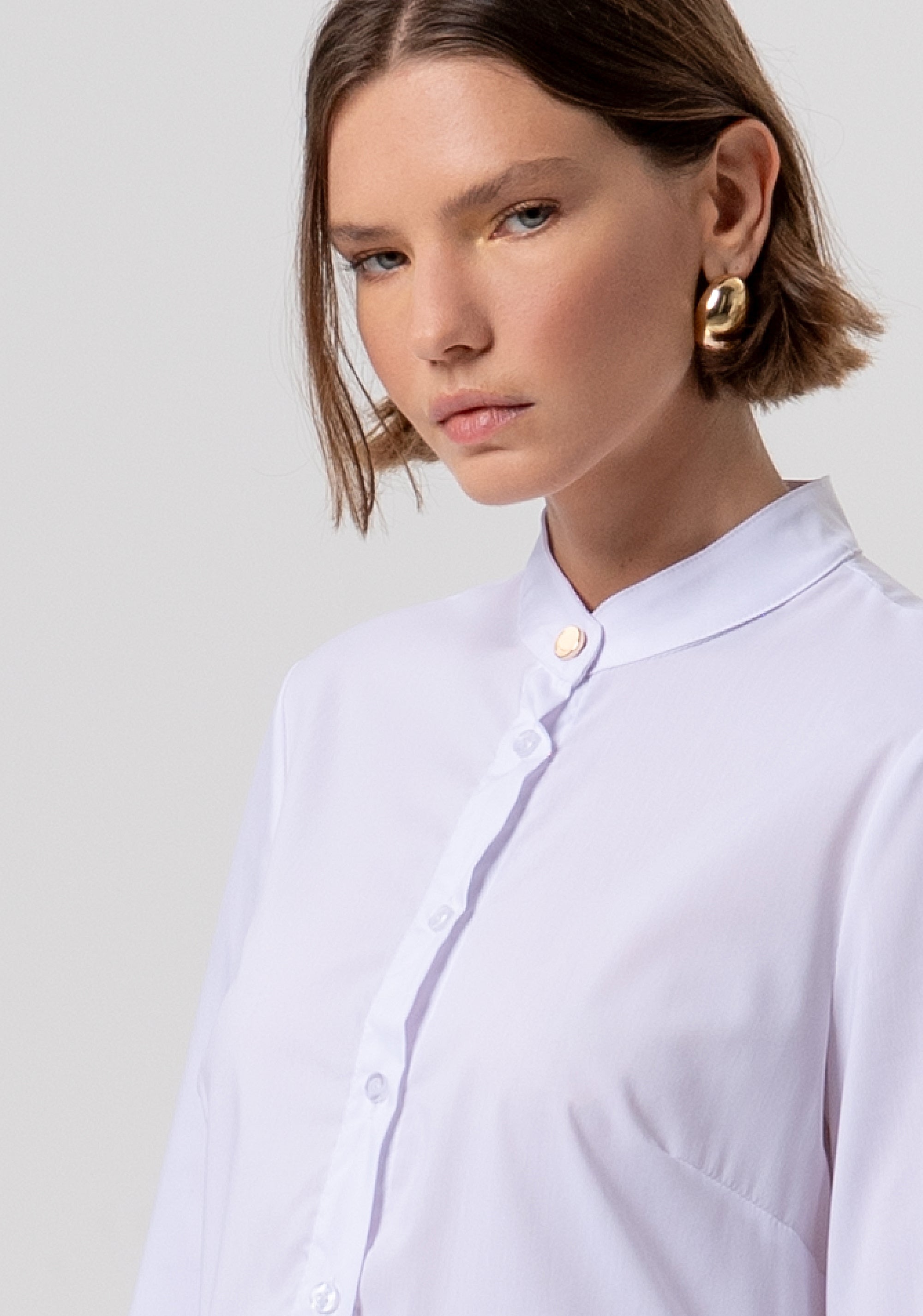 Camicia regular in popeline FR26ST6038W697F9-278 Fracomina