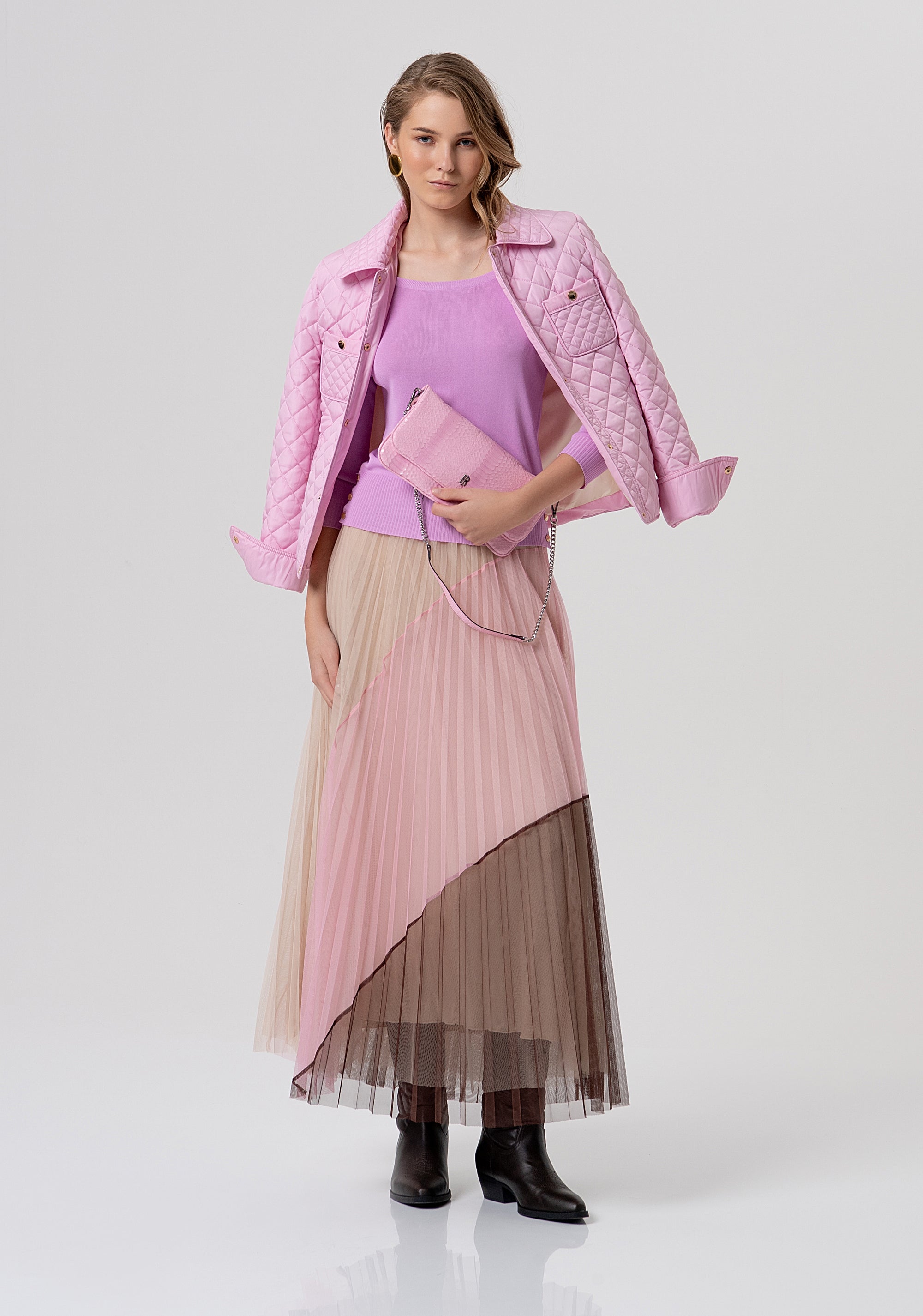 Maglia slim con scollo a barca FR26ST7001K52401-226 Fracomina