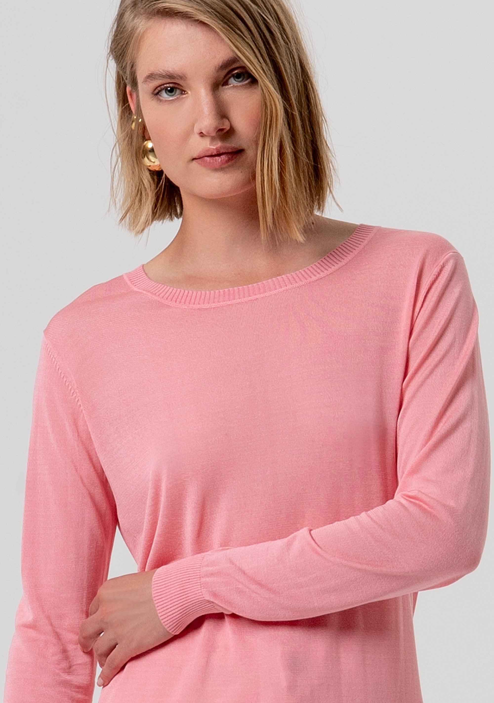 Maglia regular girocollo FR26ST7005K54401-107 Fracomina