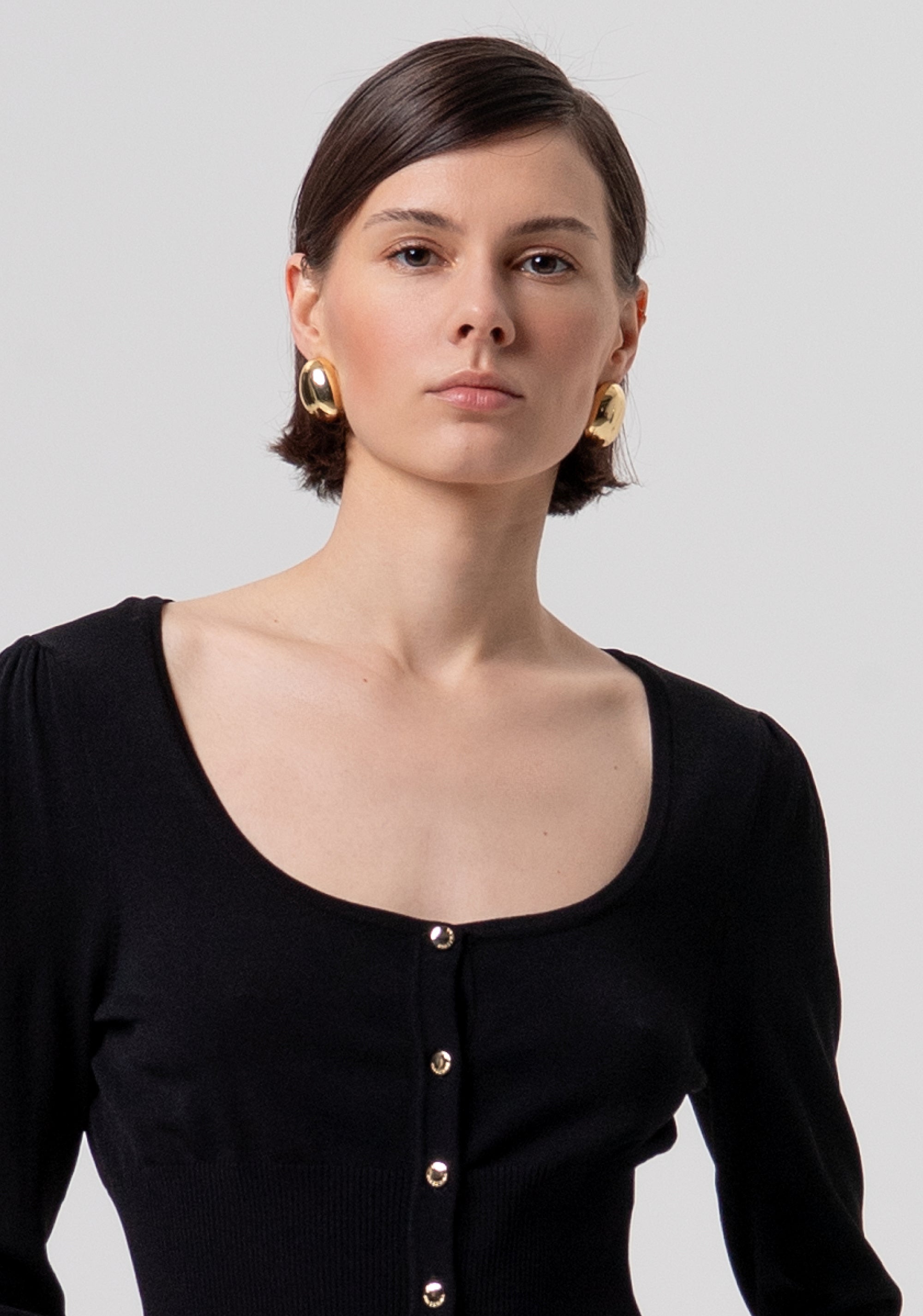 Cardigan cropped slim FR26ST8001K52401-053 Fracomina