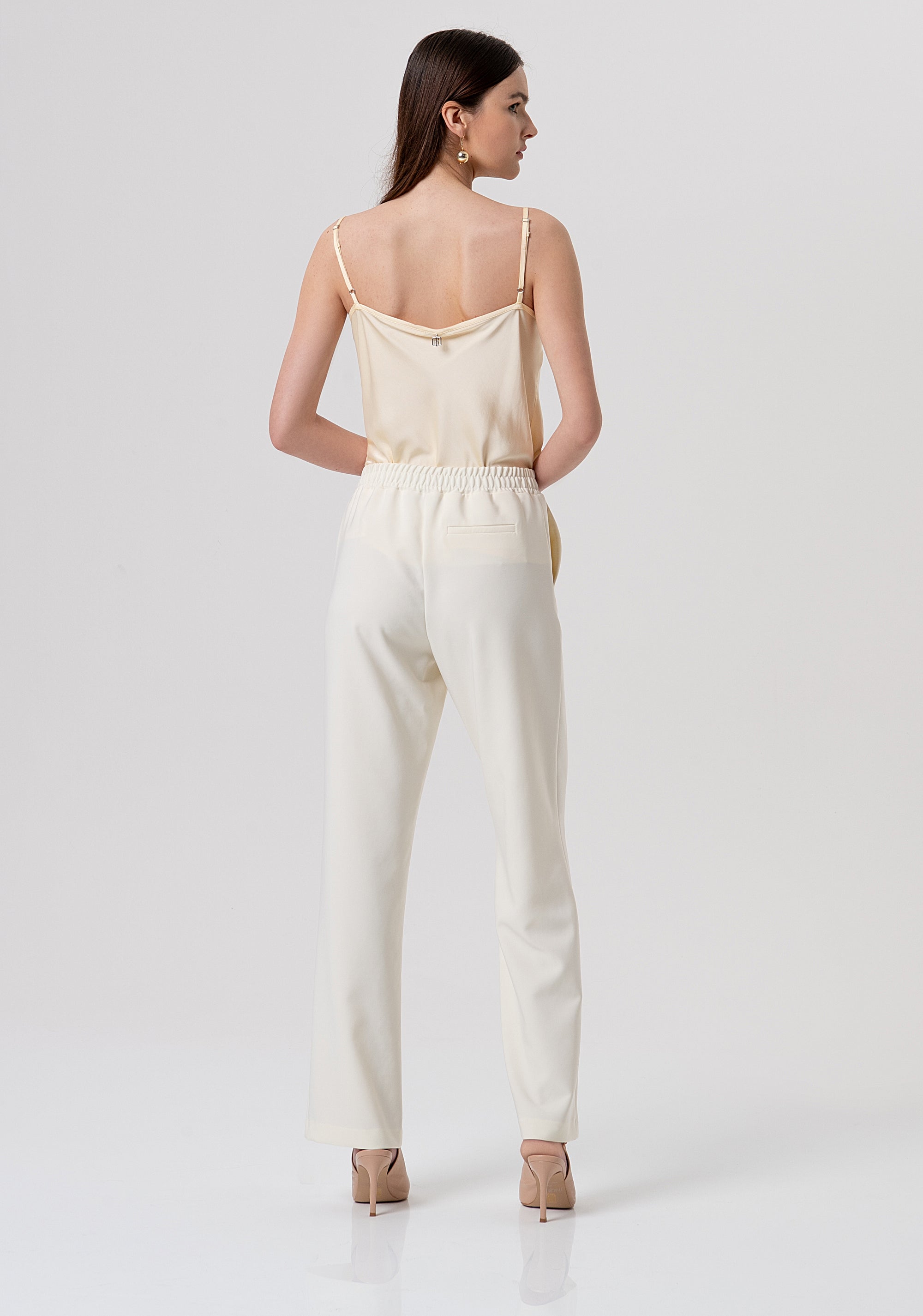 Pantalone regular con coulisse in vita FR26SV2001W42901-B59 Fracomina