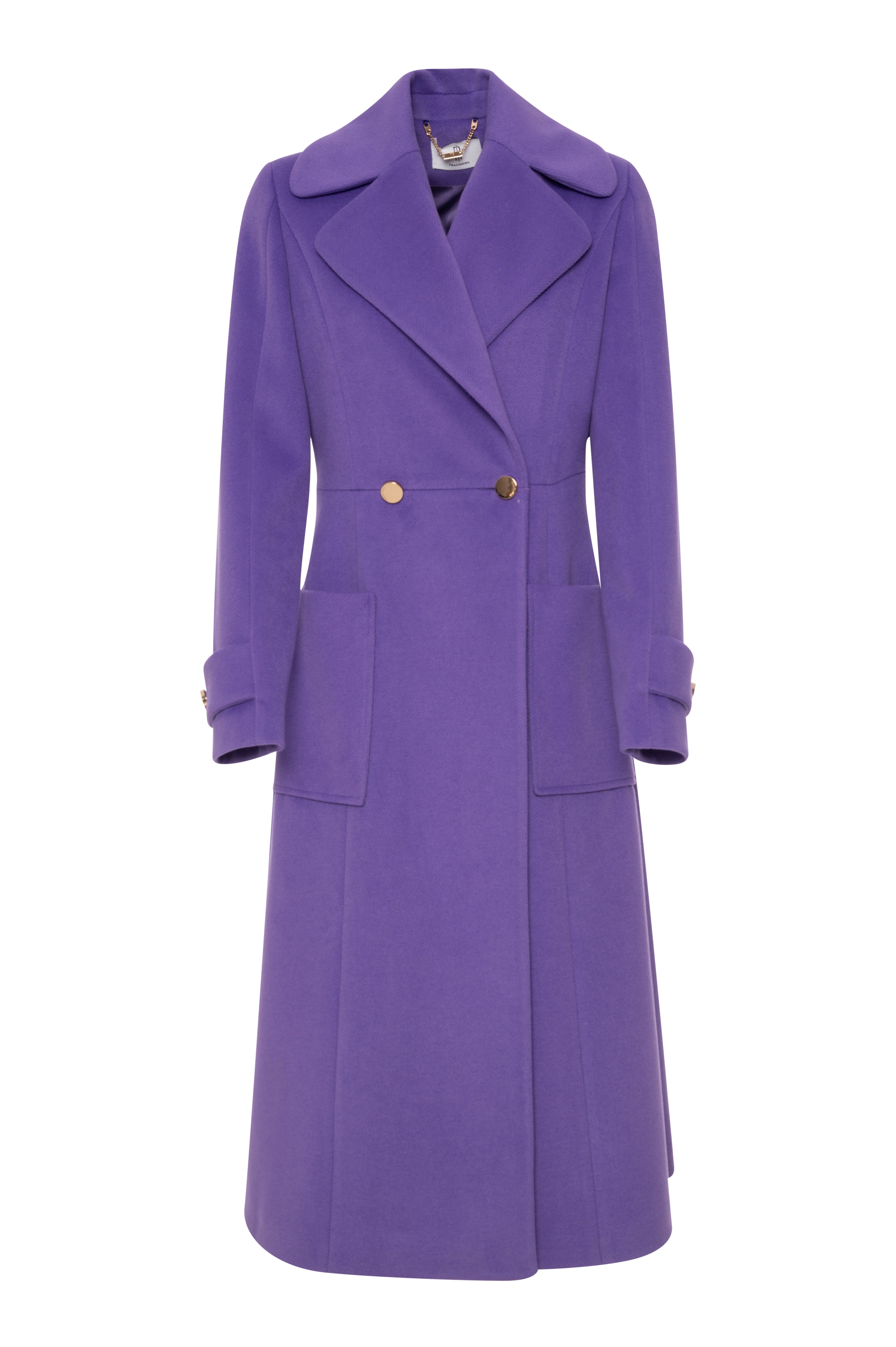 Cappotto regular lungo in panno FRACOMINA — immagine 1 di 2