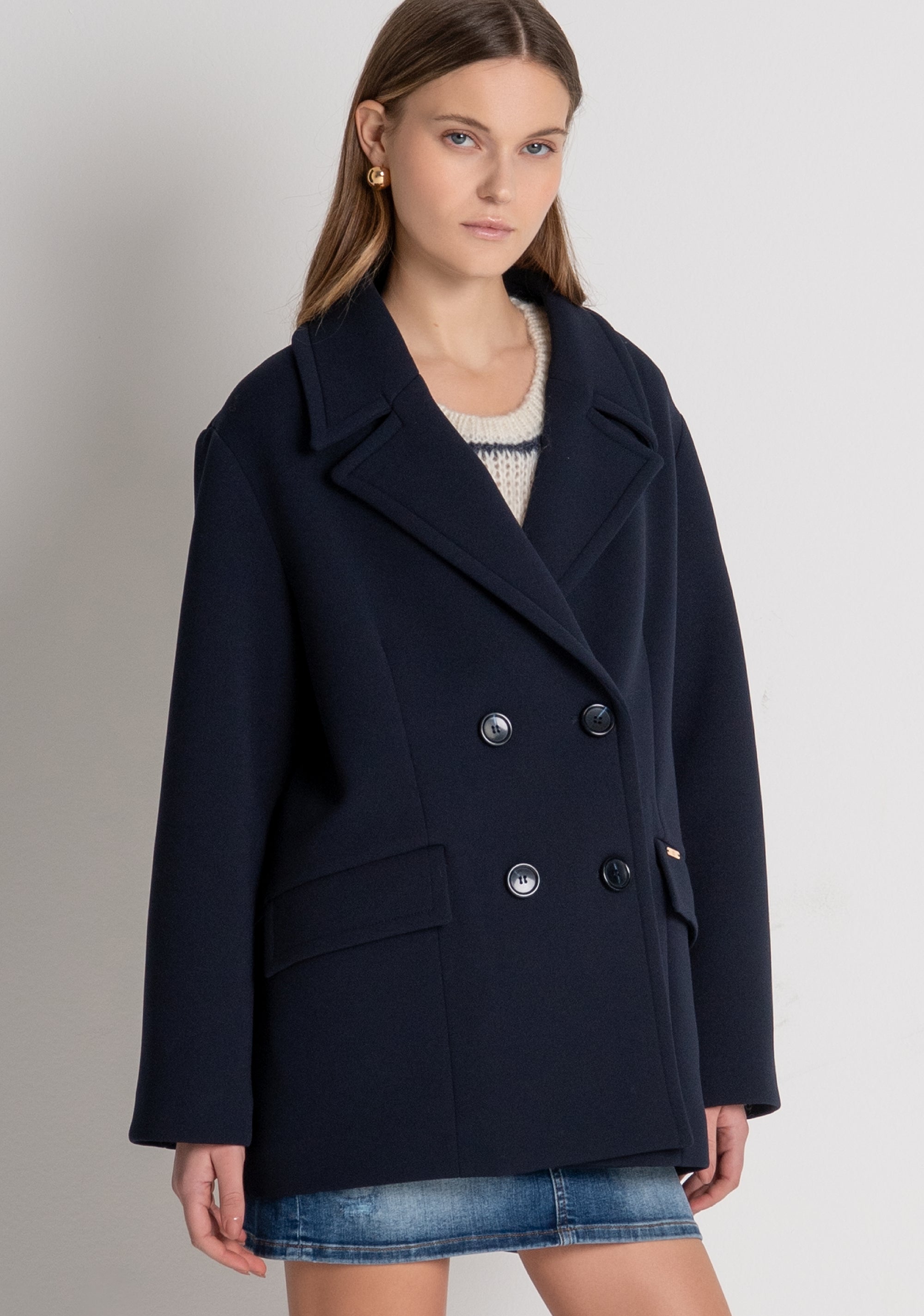 Cappotto regular doppiopetto FRACOMINA — immagine 2 di 6