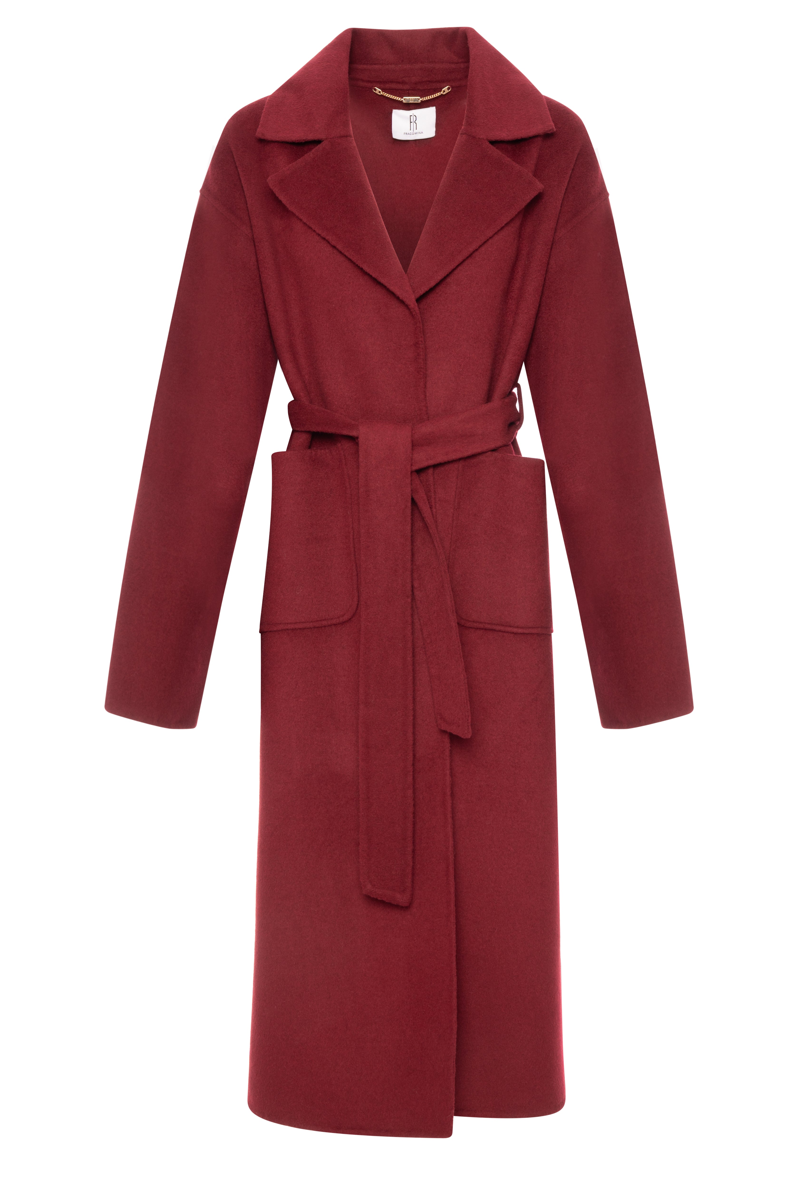 Cappotto regular lungo con lana FR26WC1012W80801 FRACOMINA