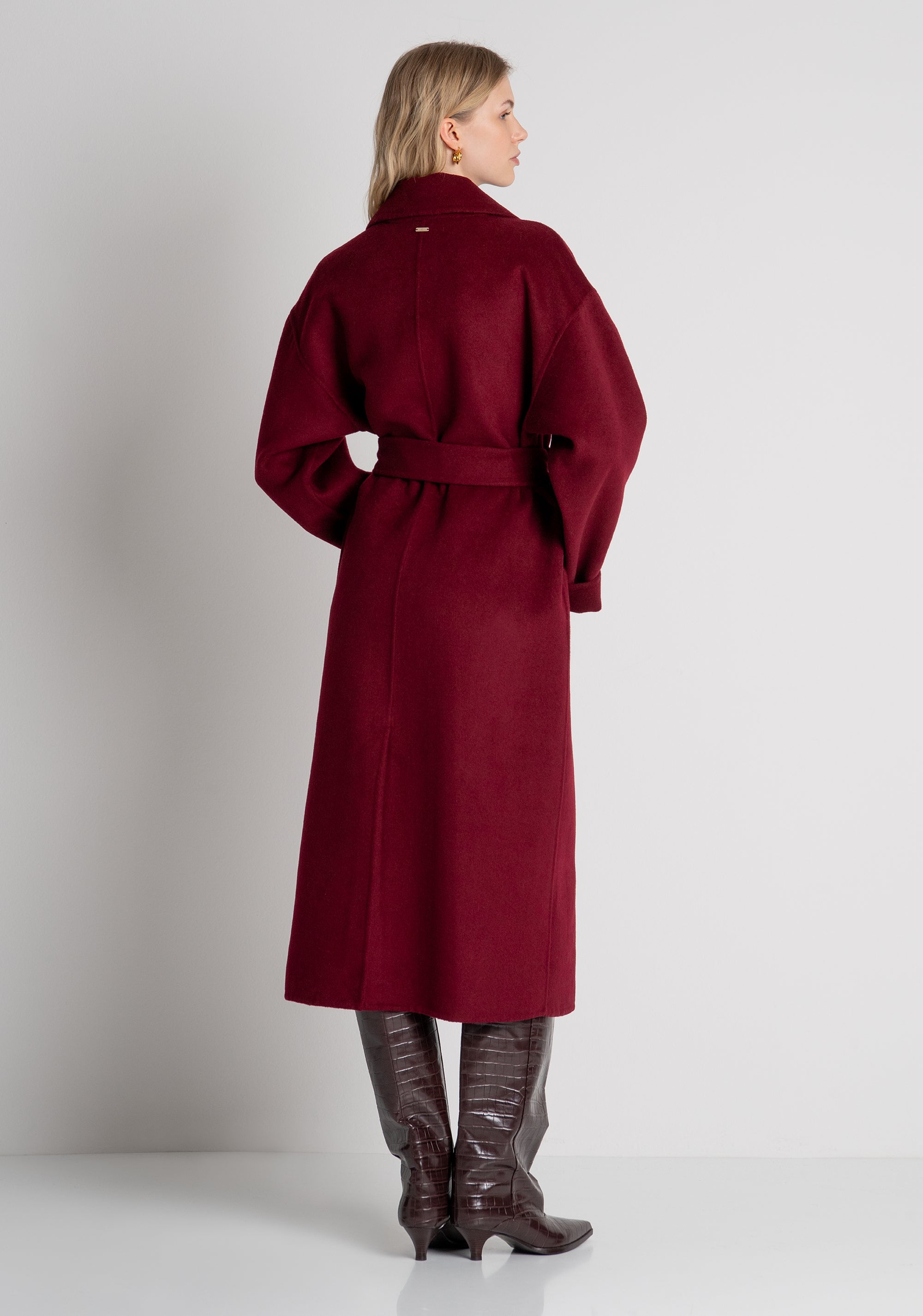 Cappotto regular lungo con lana FR26WC1012W80801 FRACOMINA