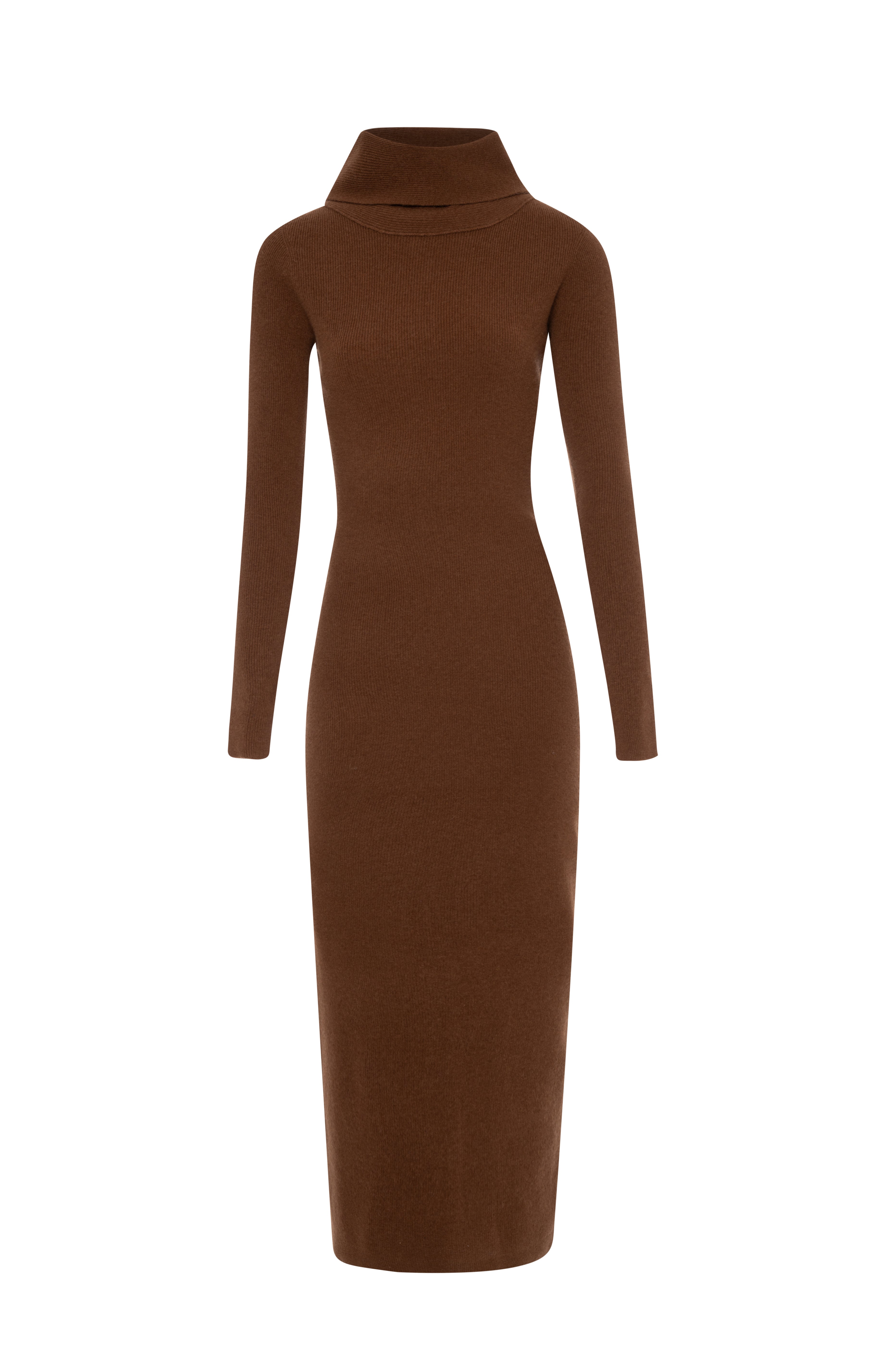 Abito slim lungo in maglia in lana FR26WD5001K47301-KG3 Fracomina