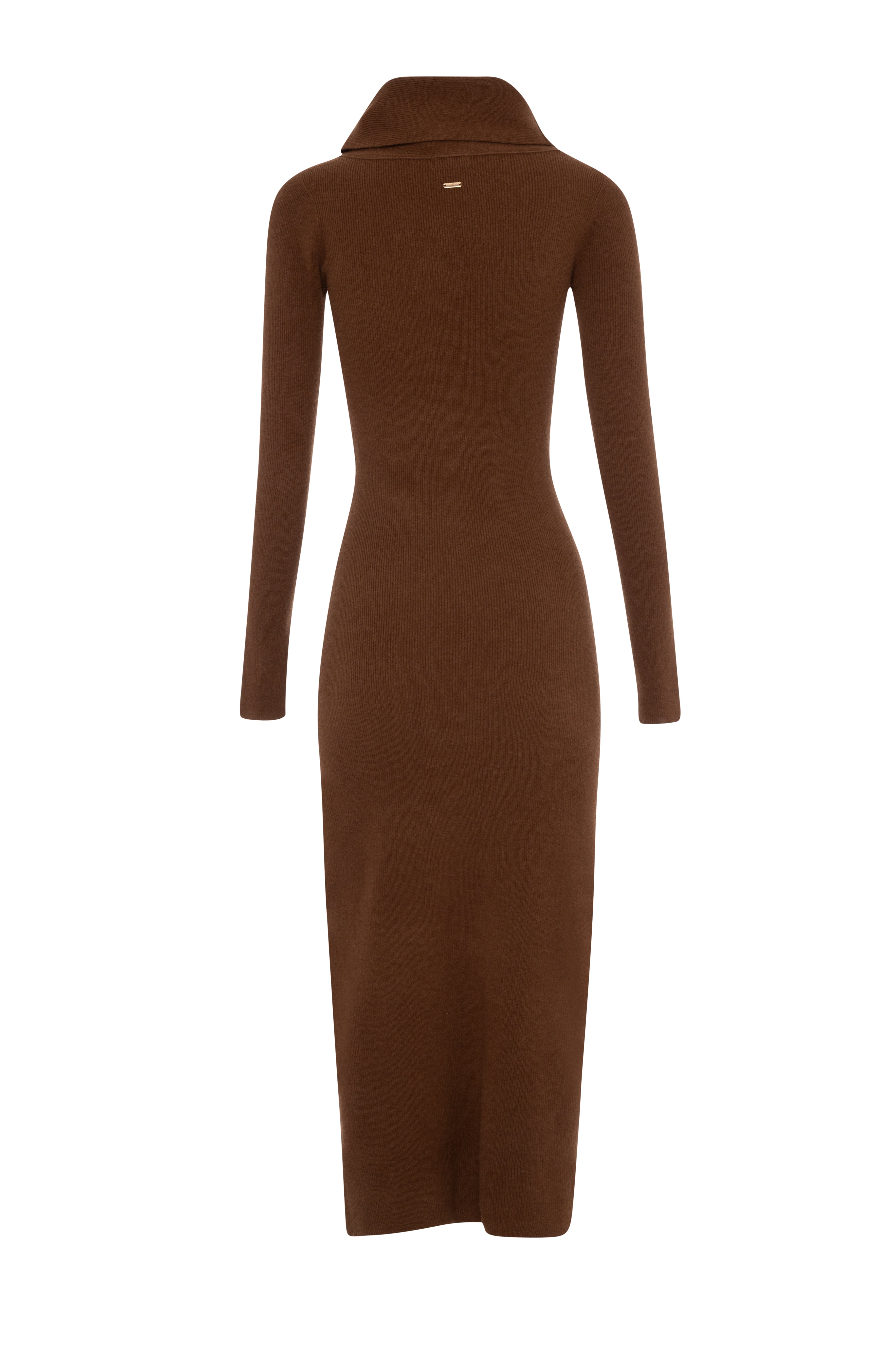 Abito slim lungo in maglia in lana FR26WD5001K47301-KG3 Fracomina