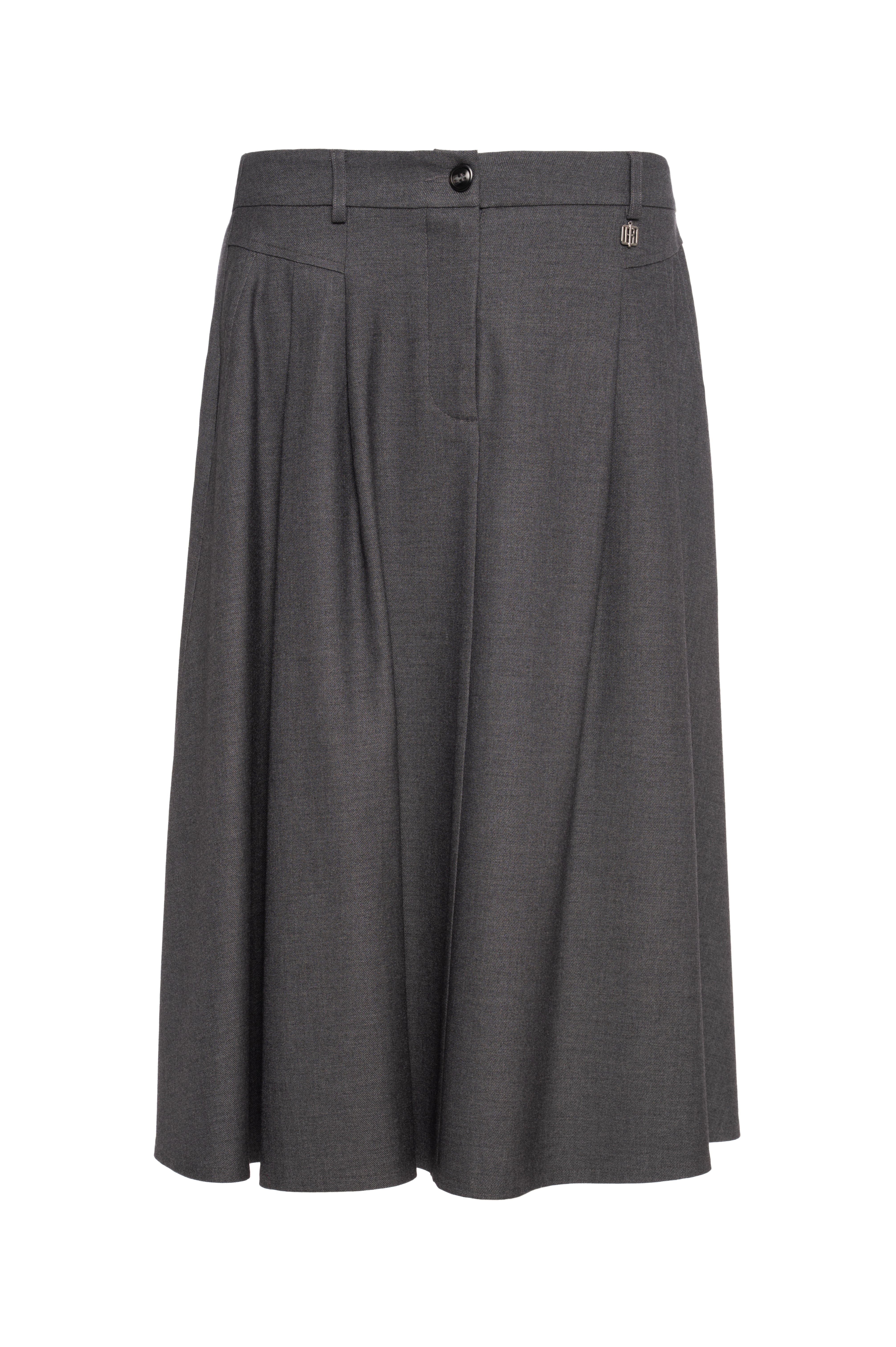 Gonna flare midi con vita alta FRACOMINA — immagine 1 di 2