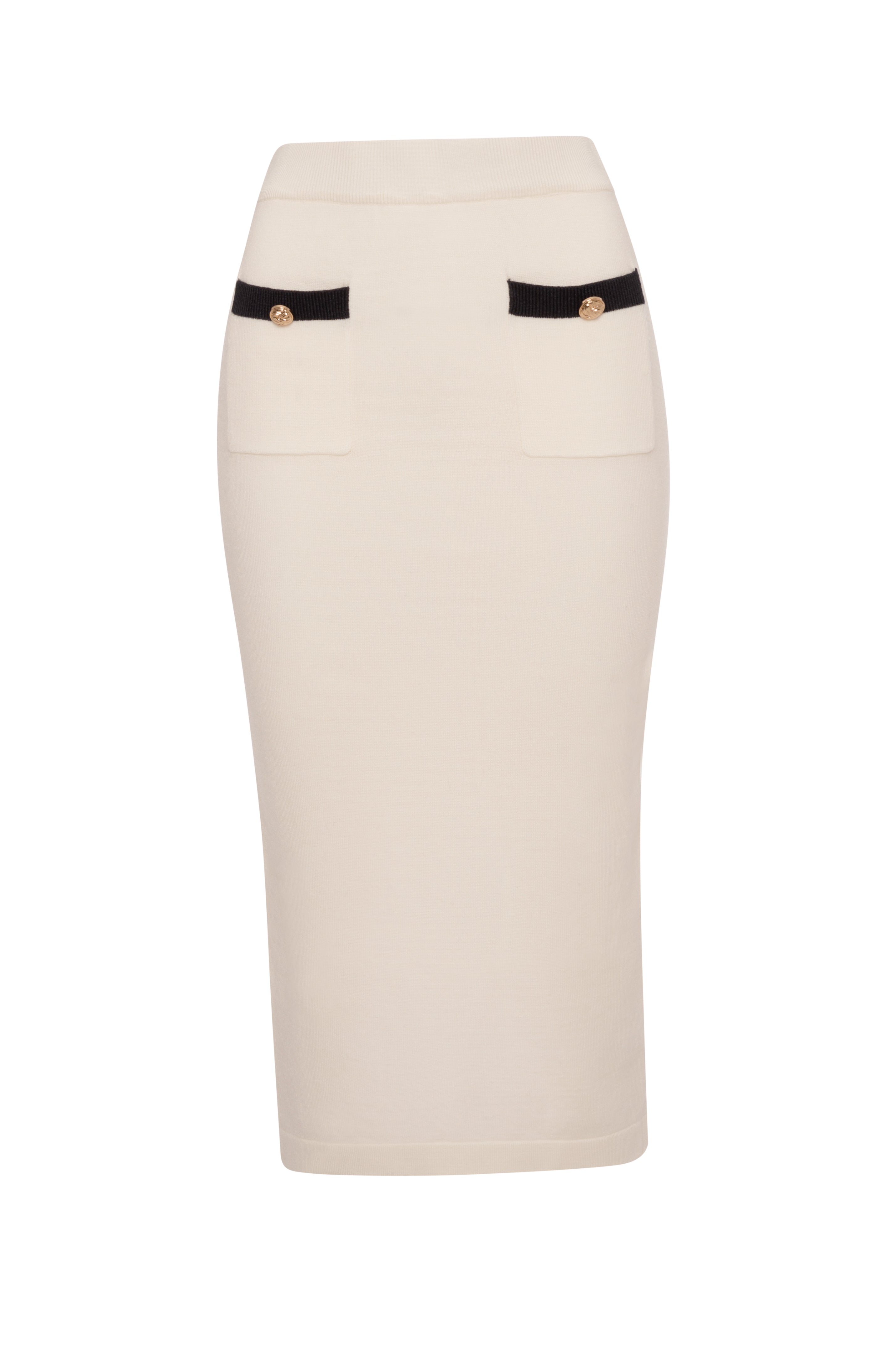 Gonna slim a tubino midi in maglia FR26WG4007K50401-KG8 Fracomina