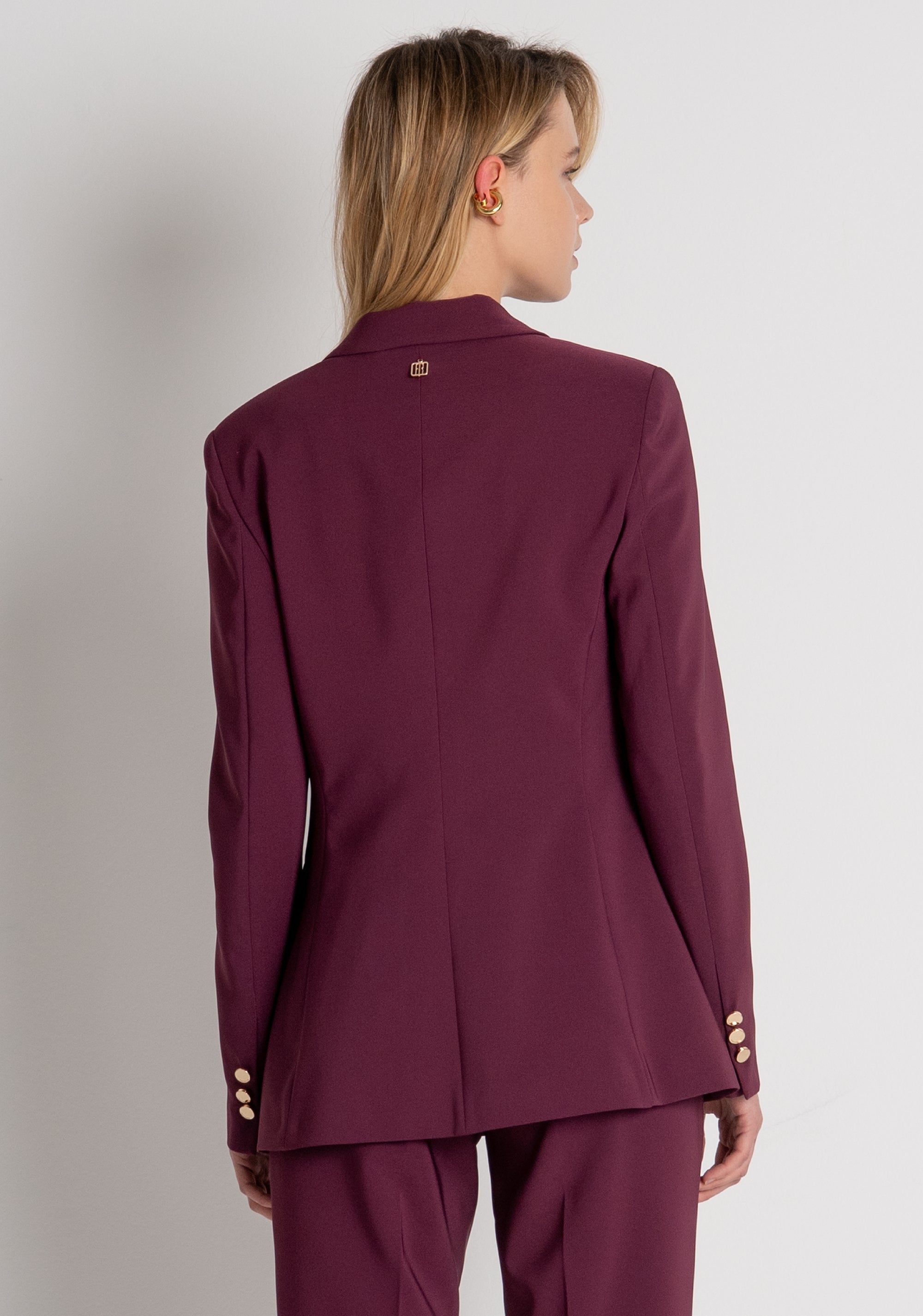 Blazer regular monopetto FRACOMINA — immagine 4 di 6