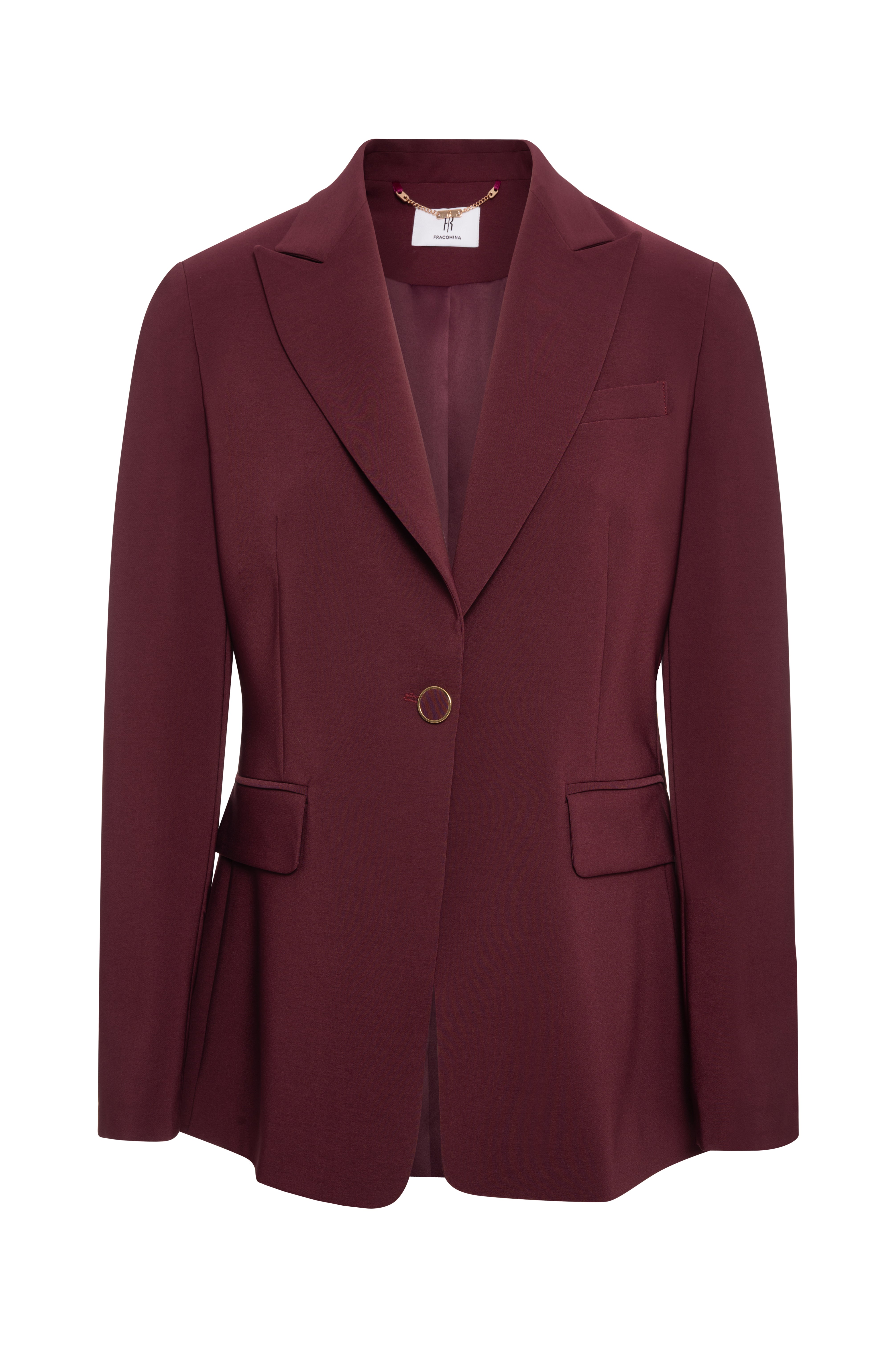 Blazer regular monopetto FRACOMINA — immagine 5 di 6