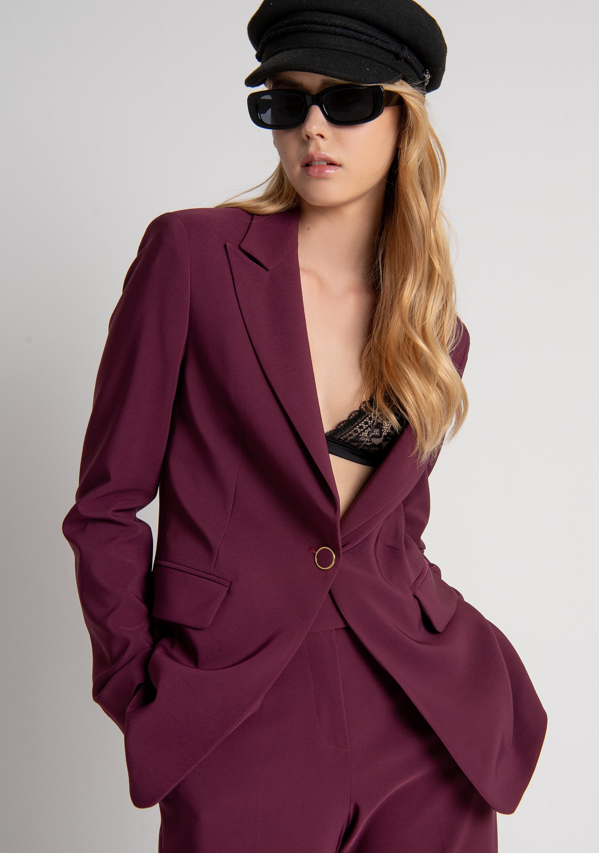 Blazer regular monopetto FRACOMINA — immagine 1 di 6