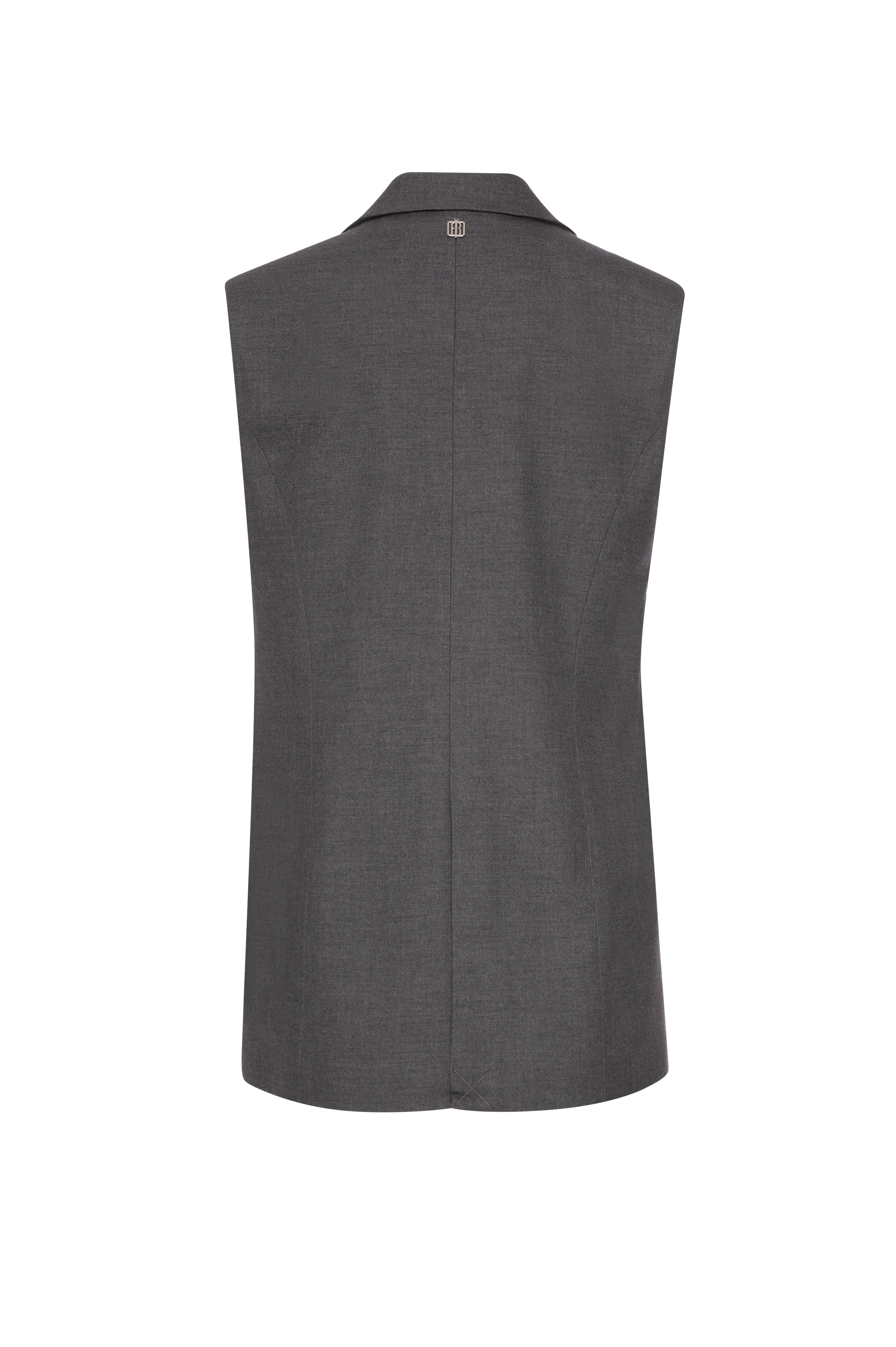 Gilet regular lungo monopetto FR26WJ5006W81301-KF8 Fracomina