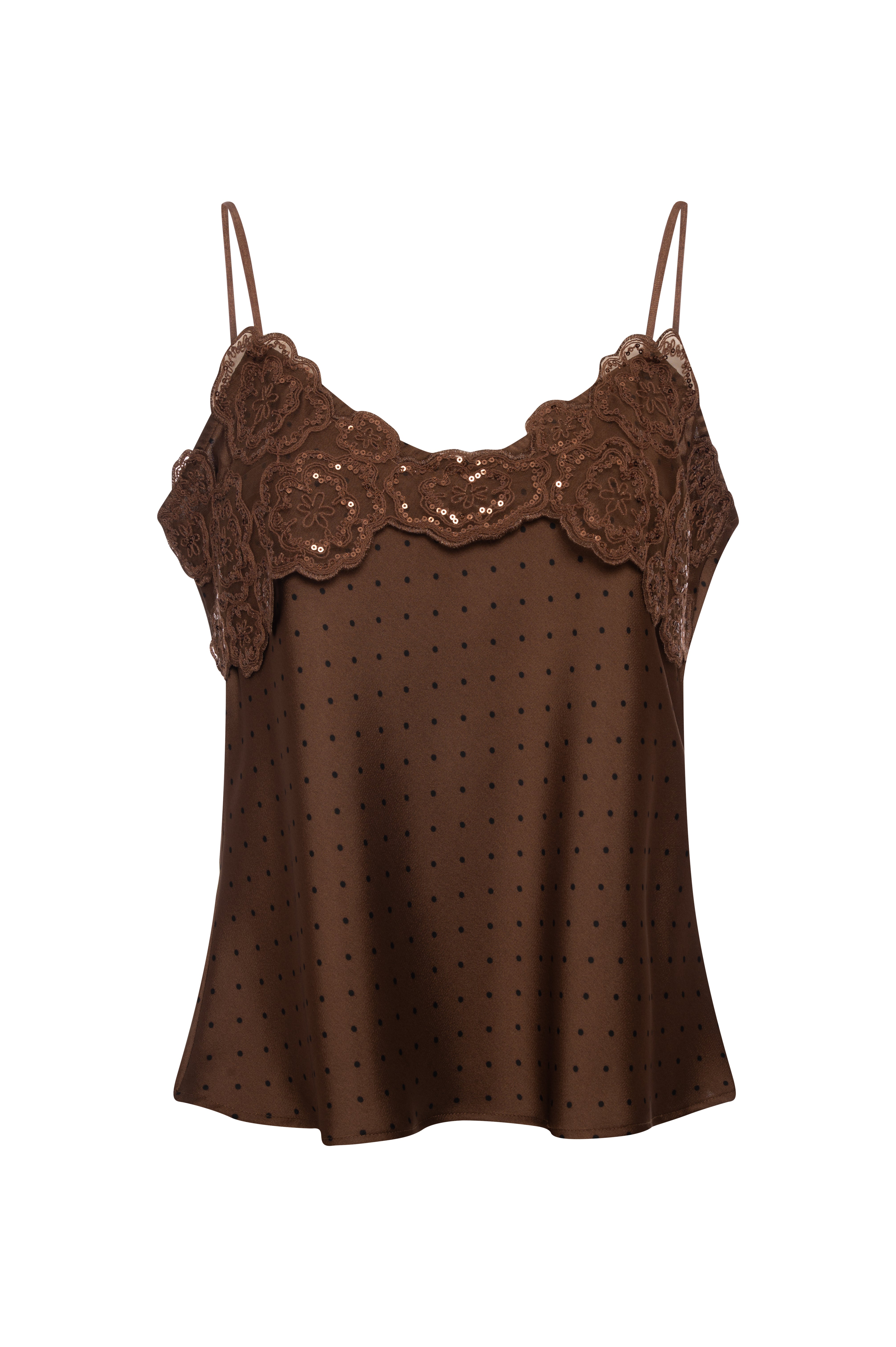 Top senza maniche a pois FR26WT2012W411D2-KG3 Fracomina