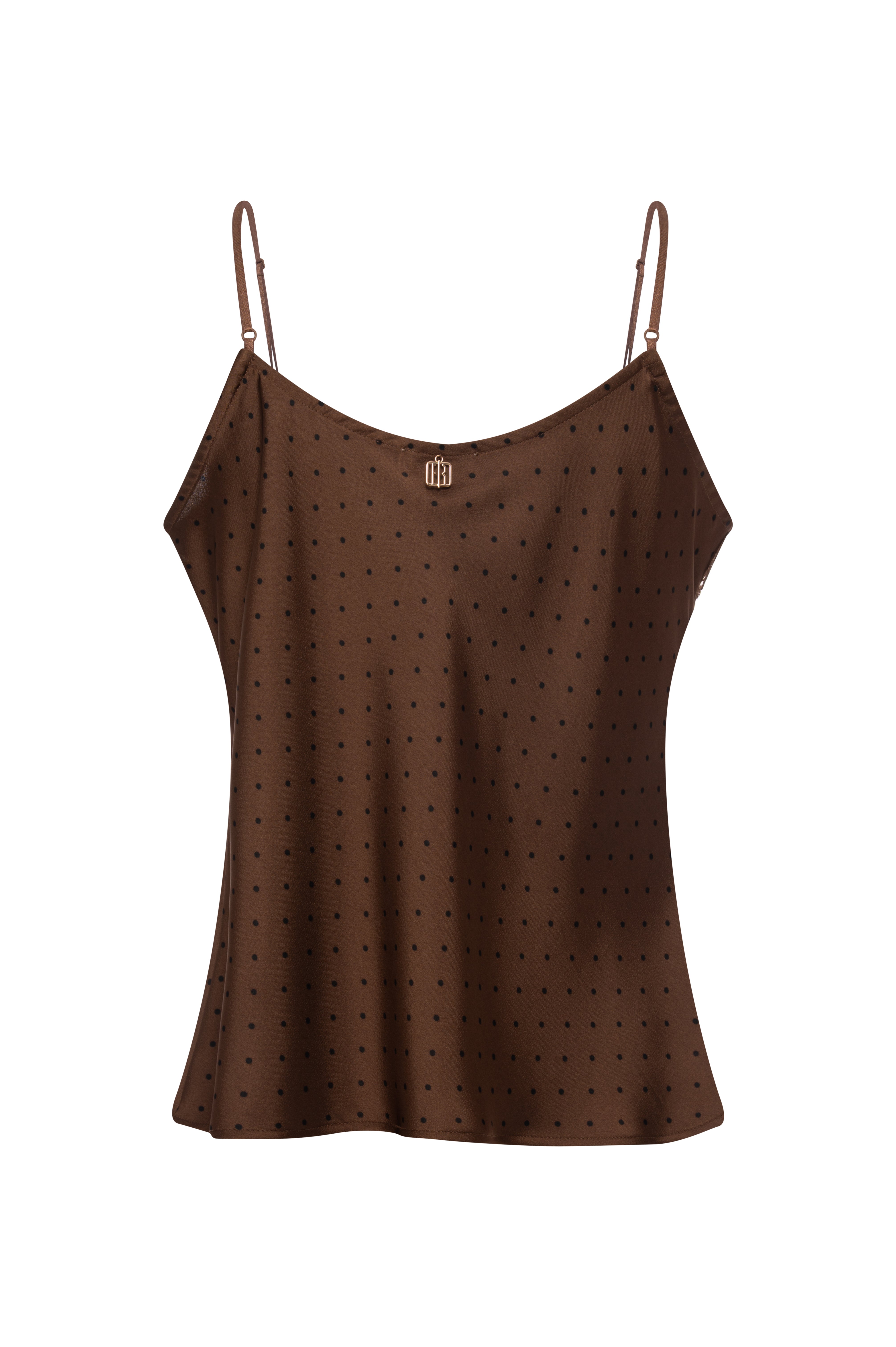 Top senza maniche a pois FR26WT2012W411D2-KG3 Fracomina