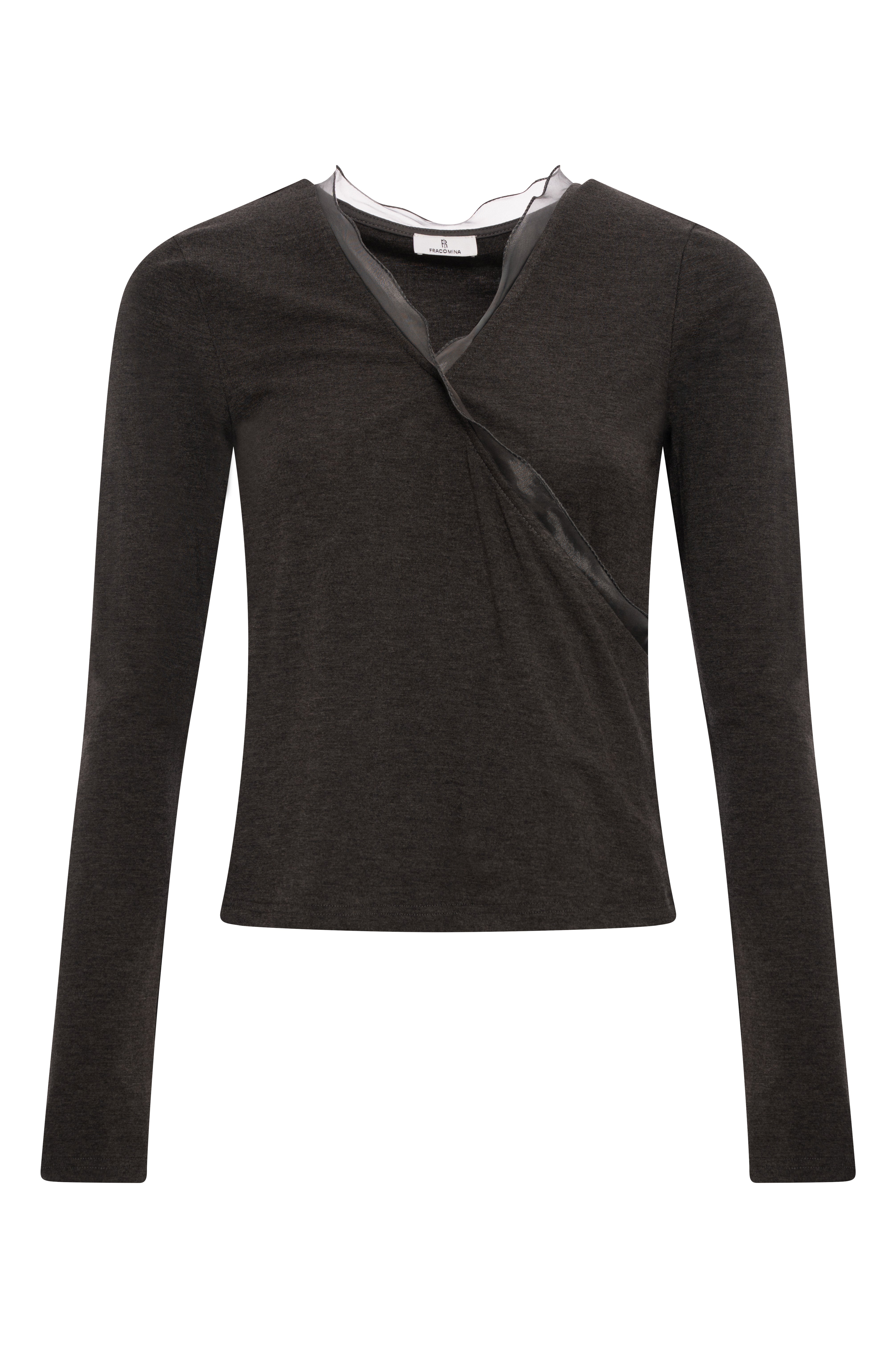 T-shirt regular in jersey FRACOMINA — immagine 1 di 2
