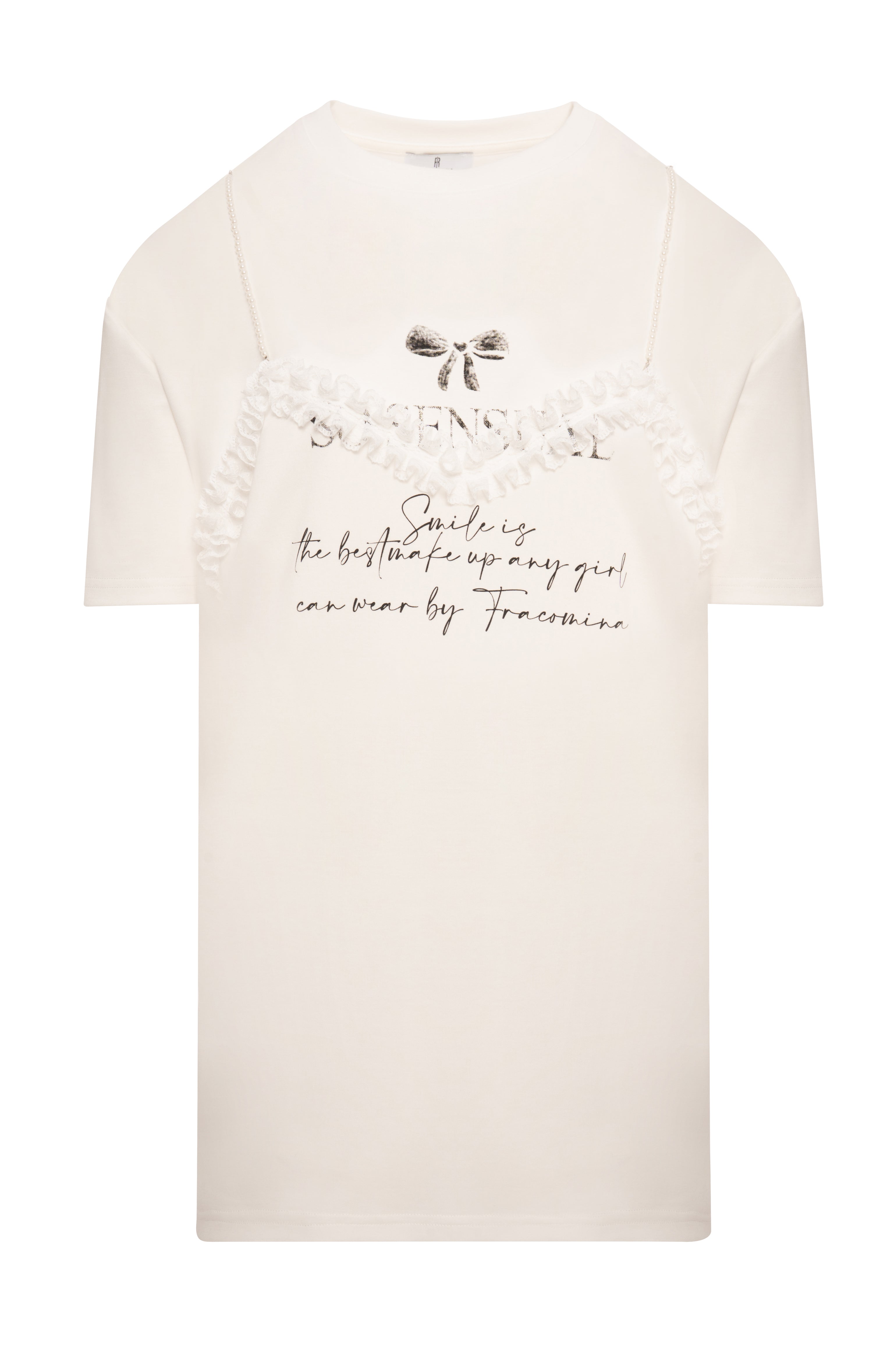 T-shirt over in jersey di cotone FRACOMINA — immagine 1 di 2