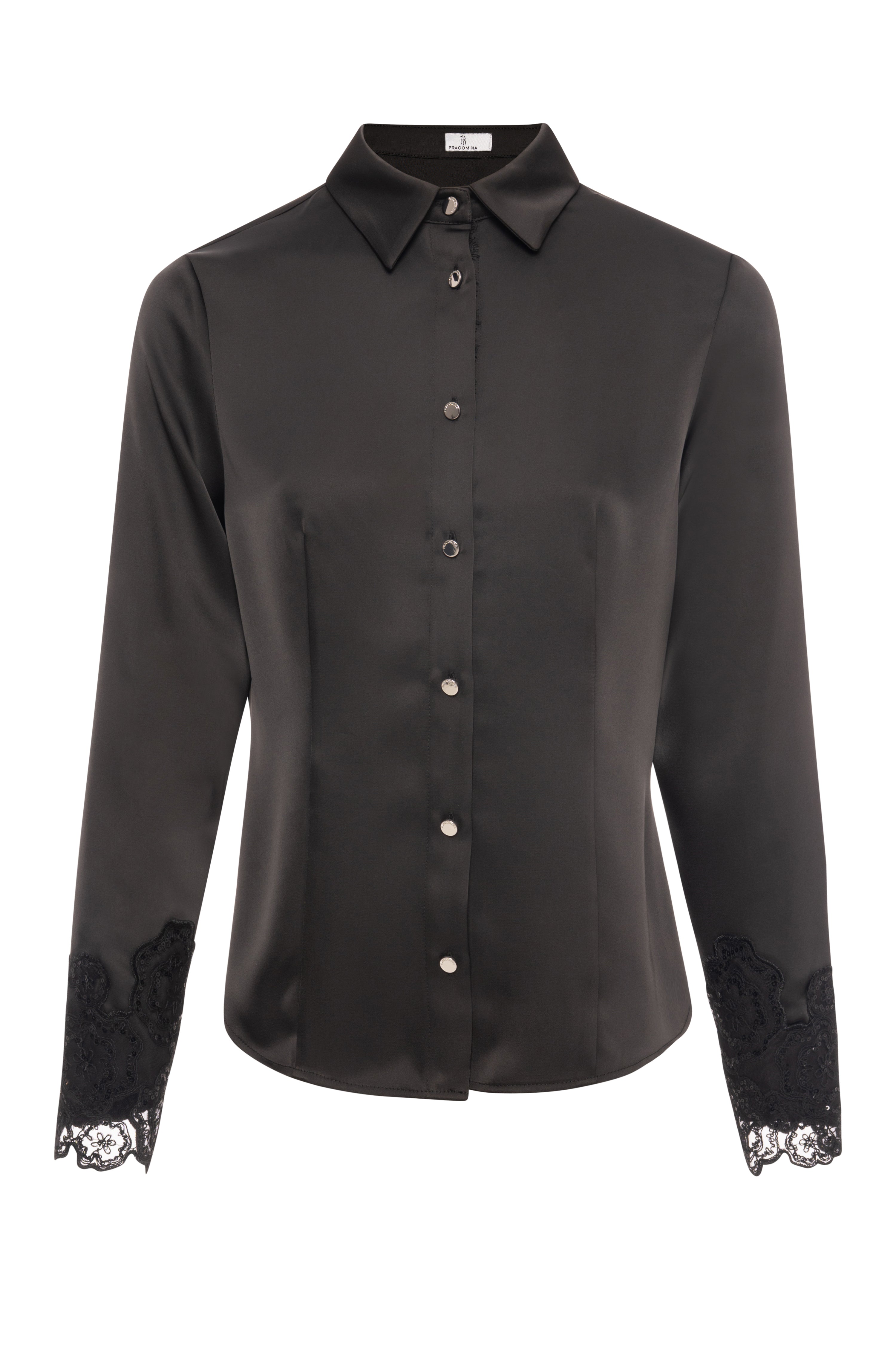 Camicia slim in raso FR26WT6002W41101 FRACOMINA
