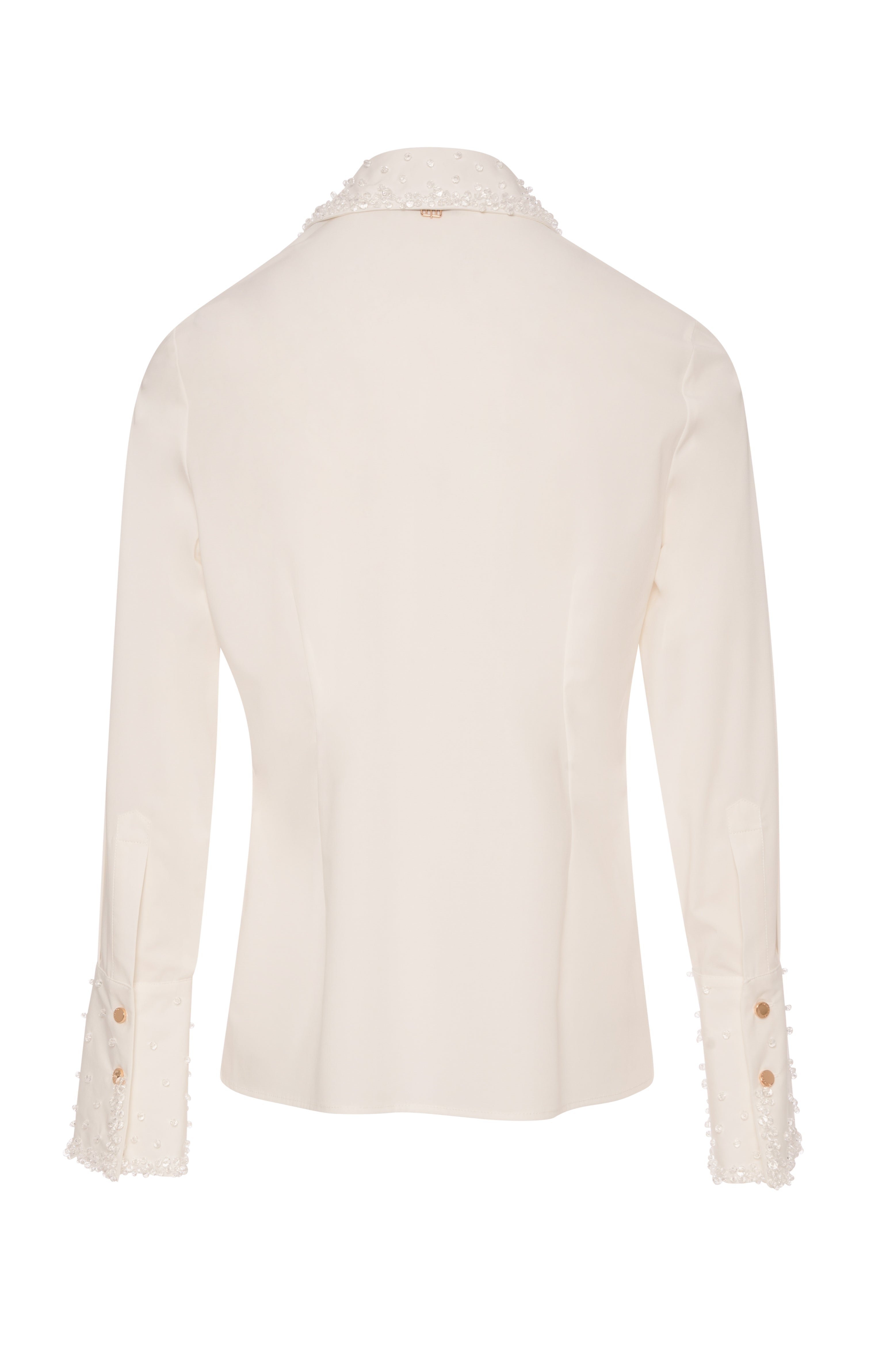 Camicia slim con applicazioni luminose FRACOMINA — immagine 6 di 6