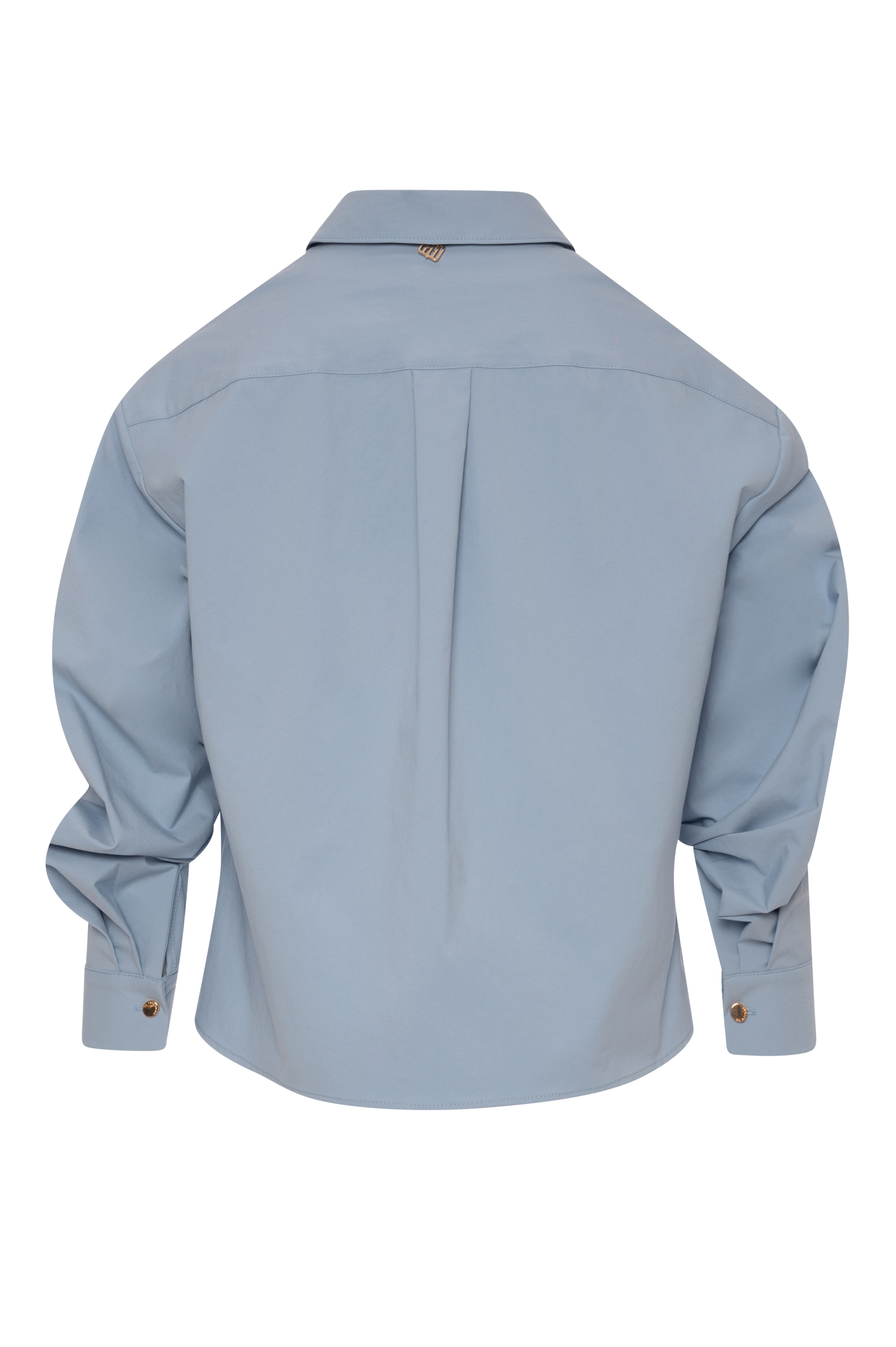 Camicia cropped con colletto classico FRACOMINA — immagine 3 di 3