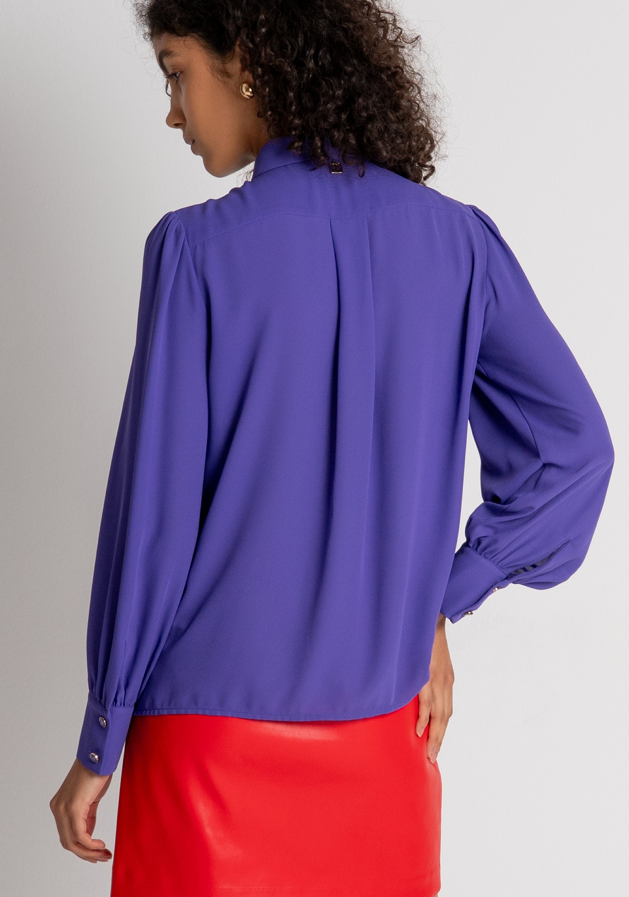 Camicia regular in georgette FR26WT6019W41201 FRACOMINA