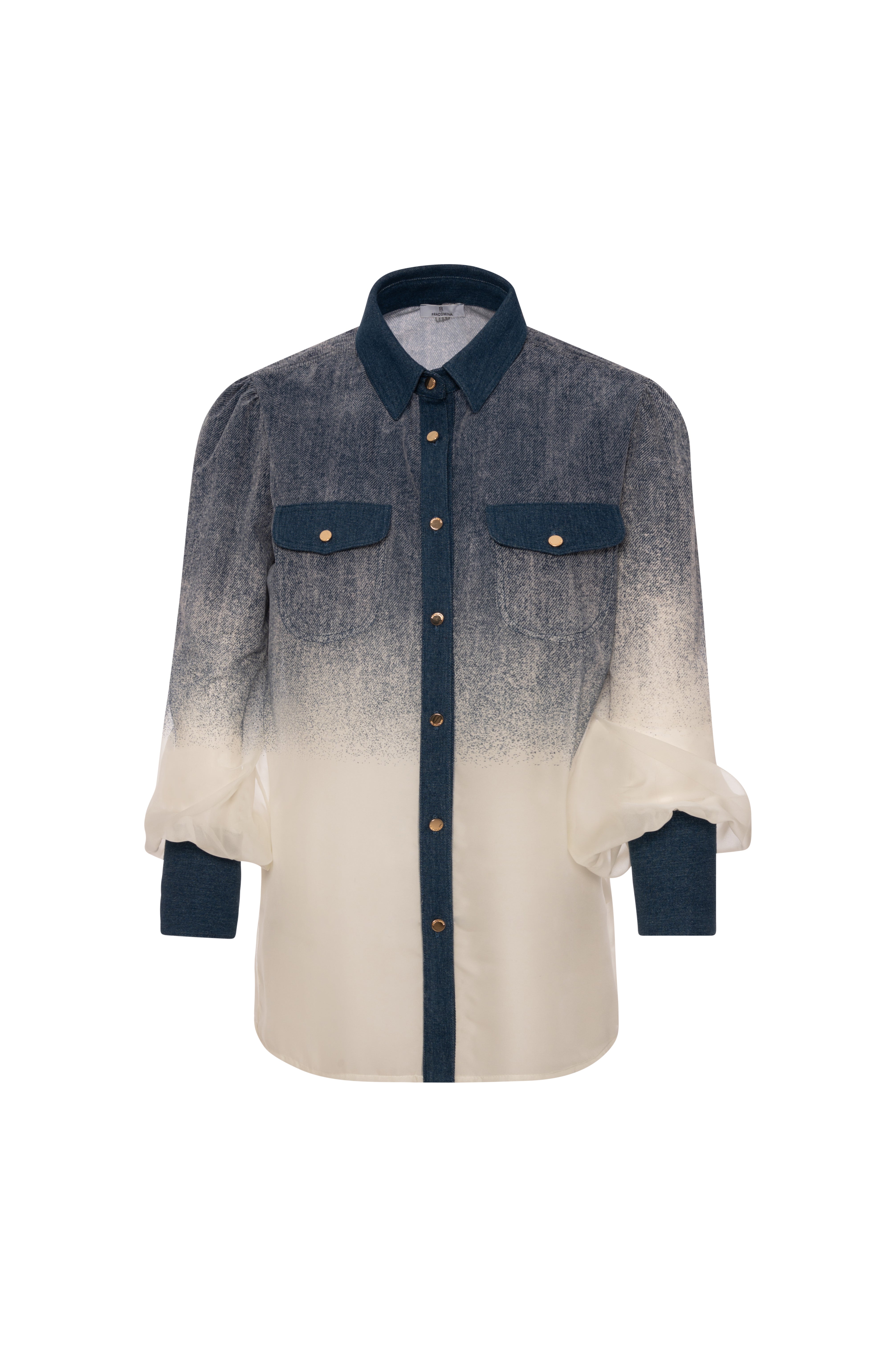 Camicia regular con effetto sfumato FR26WT6023W775Q1 FRACOMINA