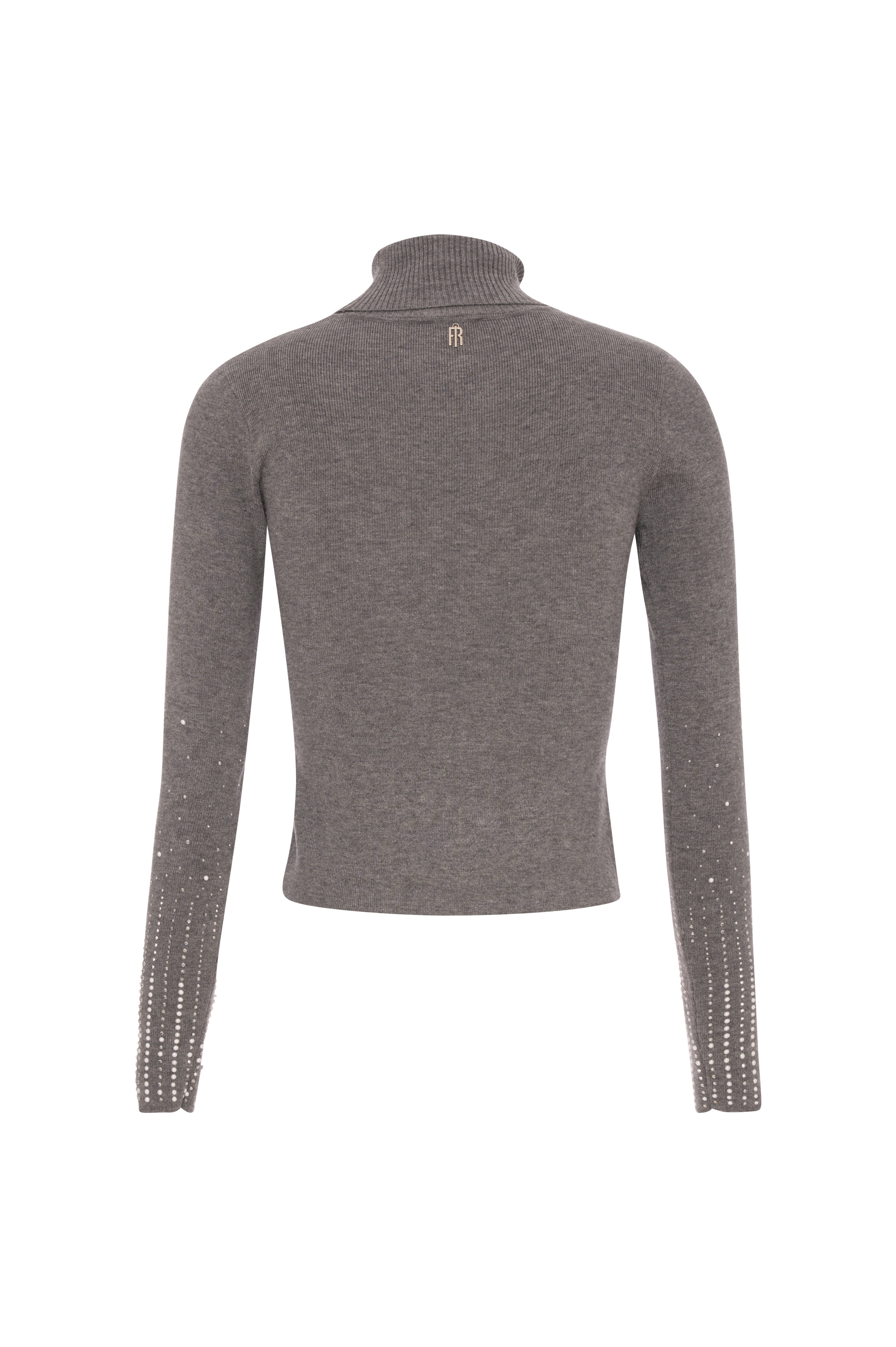 Maglia slim con applicazioni luminose FR26WT7021K506R9-KE9 Fracomina