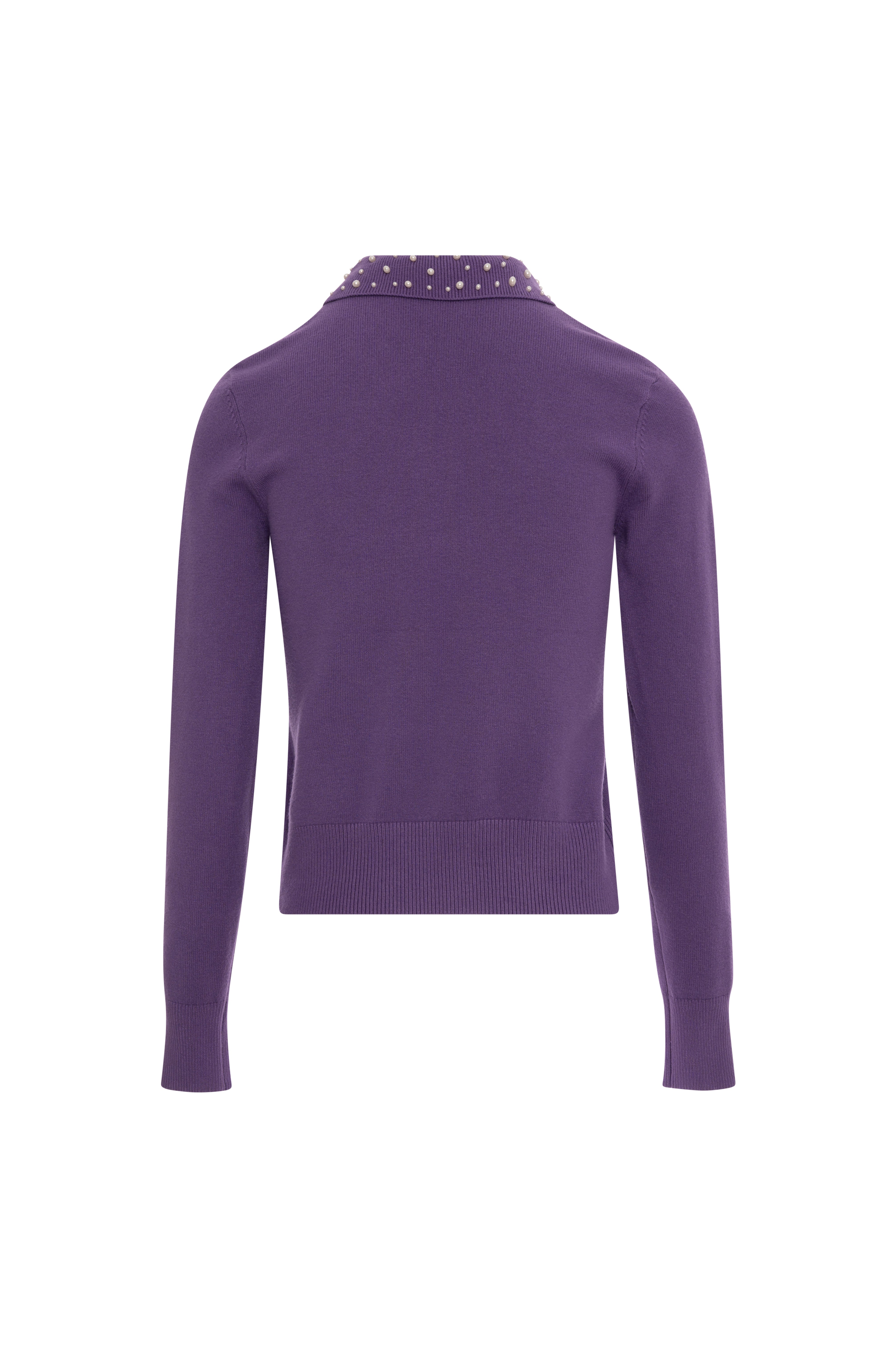 Maglia slim con perle FR26WT7027K506R9-KE8 Fracomina